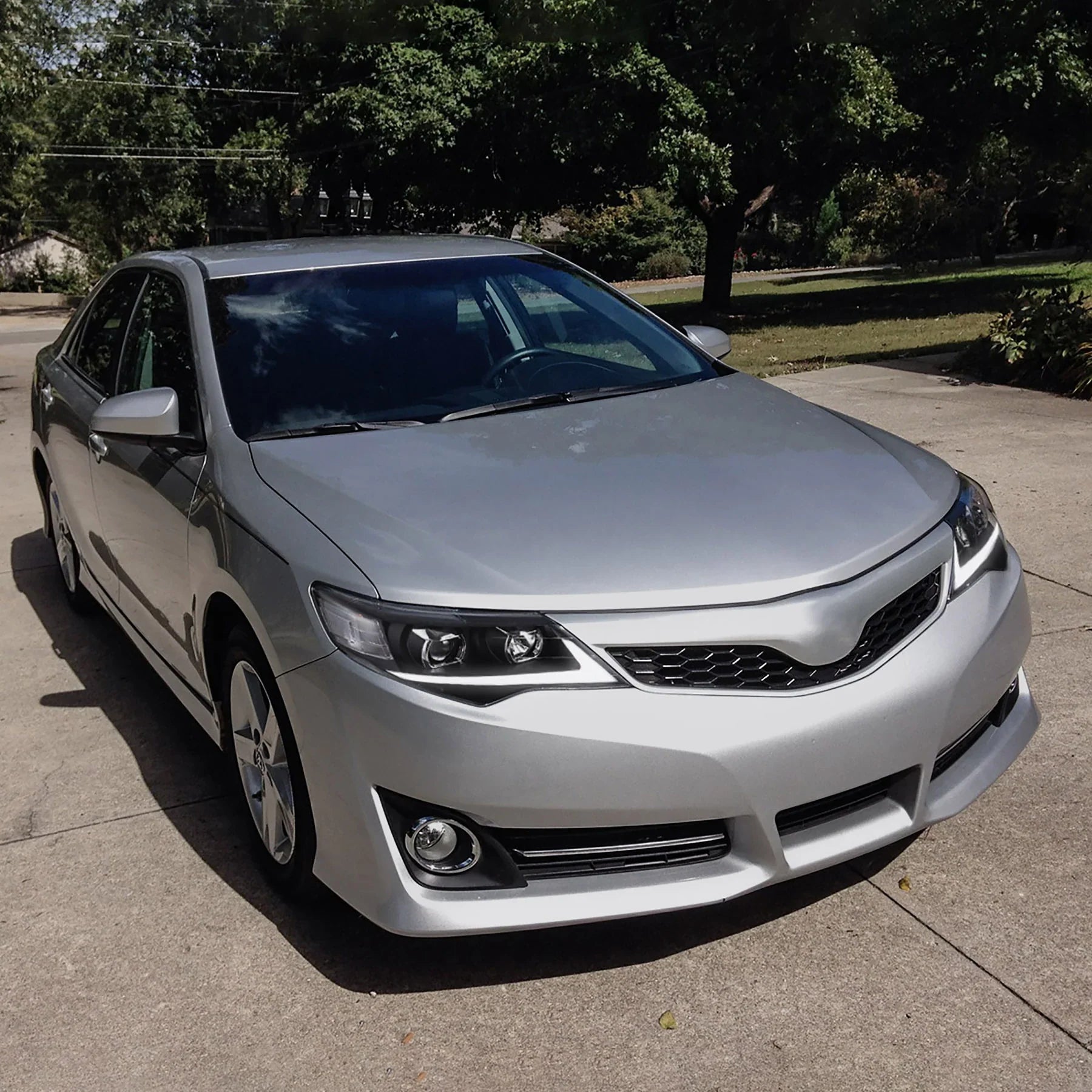 2012-2014 TOYOTA CAMRY PROJECTOR LED DRL HEADLIGHTS - iilumo