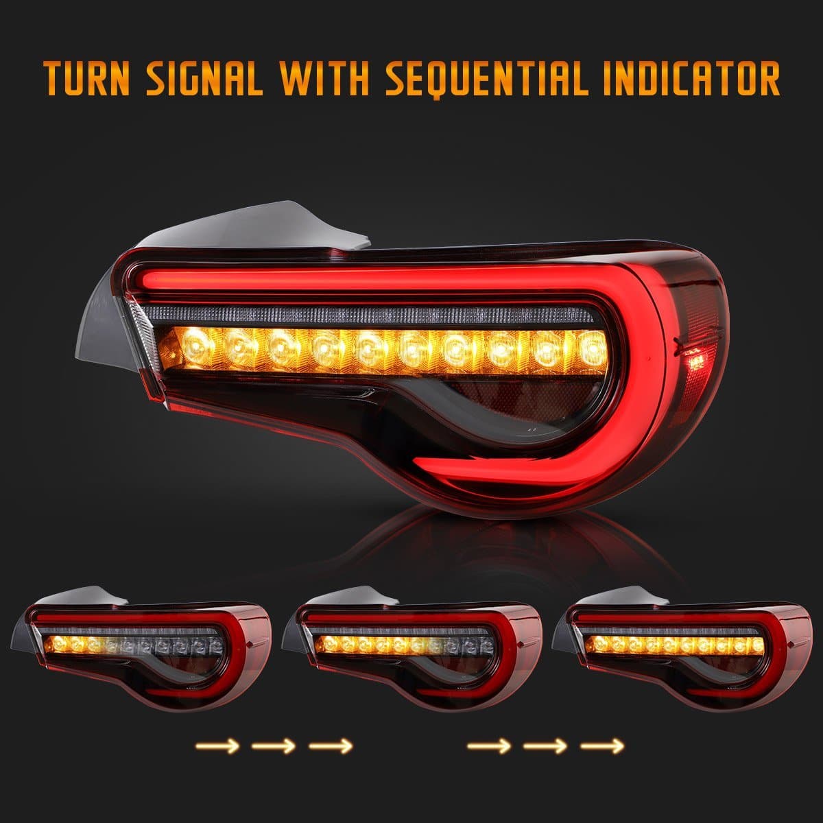 2012-2021 TOYOTA 86 / SUBARU BRZ SEQUENTIAL LED TAIL LIGHTS