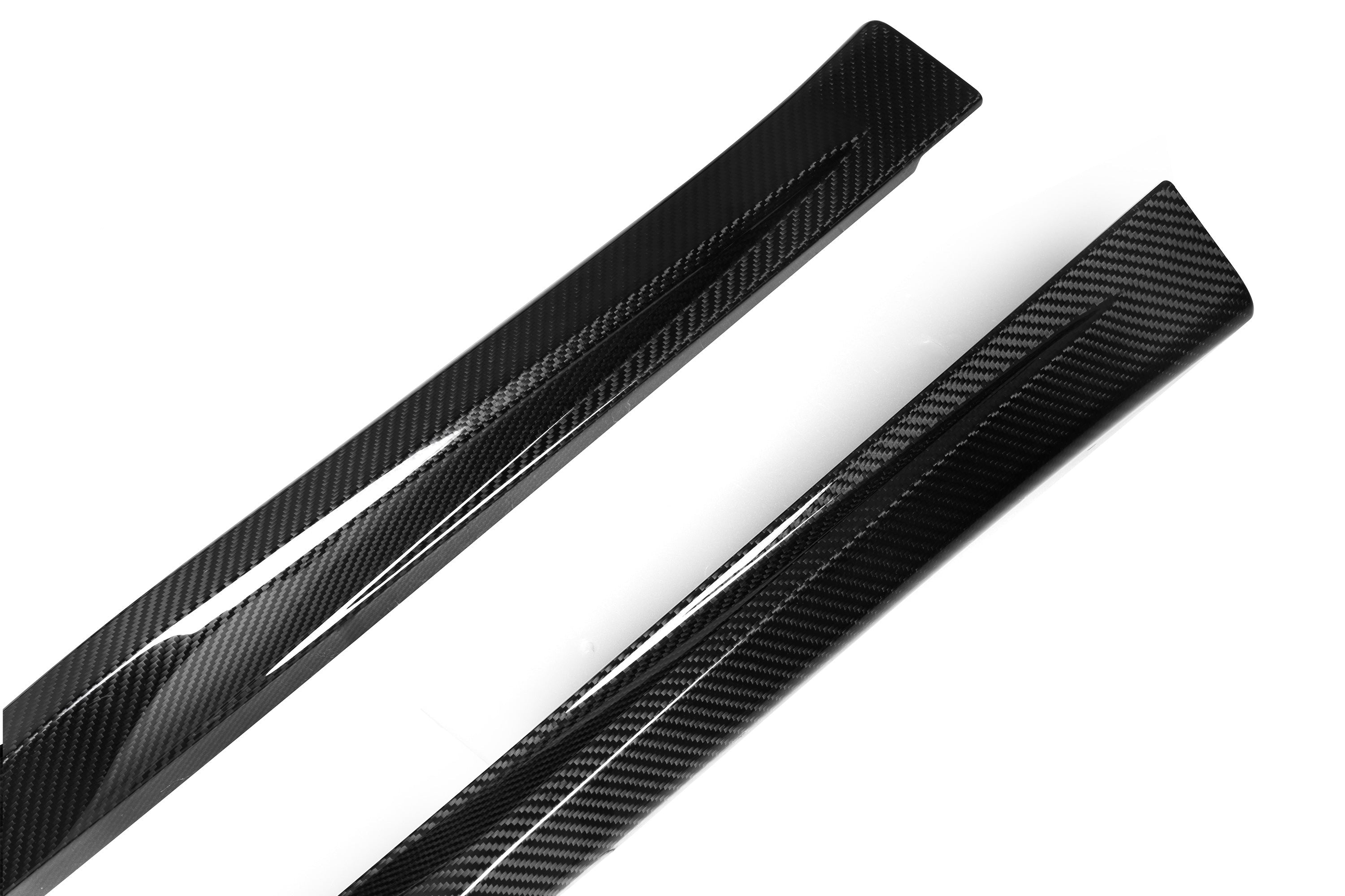 Sooqoo Pre Pregged Dry Carbon Fiber Side Skirts for BMW iX3 G08i LCI 2021+