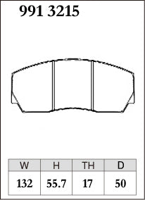 DIXCEL Brake Pads for Brembo Pista 4-Piston / AP Racing CP3307 / CP3720 / CP5000 / CP5040 / CP5200