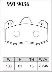 DIXCEL Front Brake Pads for Lotus Evora / Exige / McLaren MP4-12C / Morgan Aero / Noble M12 - iilumolab