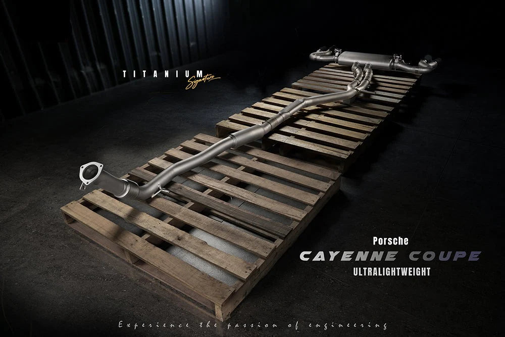 Fi EXHAUST Valvetronic Exhaust System for Porsche Cayenne 9Y0 3.0T Titanium Signature Series Wagon / Coupe 18+ - iilumolab