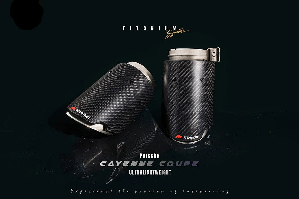 Fi EXHAUST Valvetronic Exhaust System for Porsche Cayenne 9Y0 (OPF) 3.0T Titanium Signature Series Wagon / Coupe 20+ - iilumolab