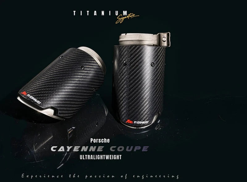 Fi EXHAUST Valvetronic Exhaust System for Porsche Cayenne 9Y0 3.0T Titanium Signature Series Wagon / Coupe 18+ - iilumolab