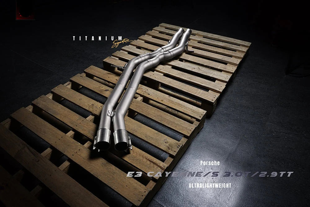 Fi EXHAUST Valvetronic Exhaust System for Porsche Cayenne 9Y0 2.9TT Titanium Signature Series Wagon / Coupe 18+ - iilumolab