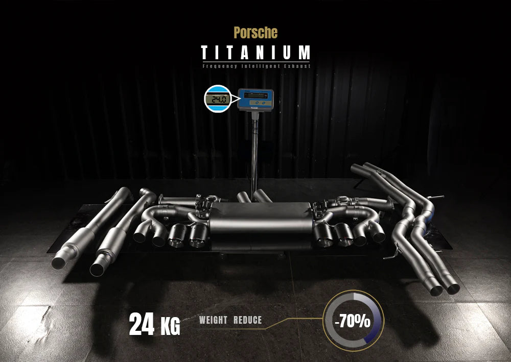 Fi EXHAUST Valvetronic Exhaust System for Porsche Cayenne 9Y0 2.9TT Titanium Signature Series Wagon / Coupe 18+ - iilumolab