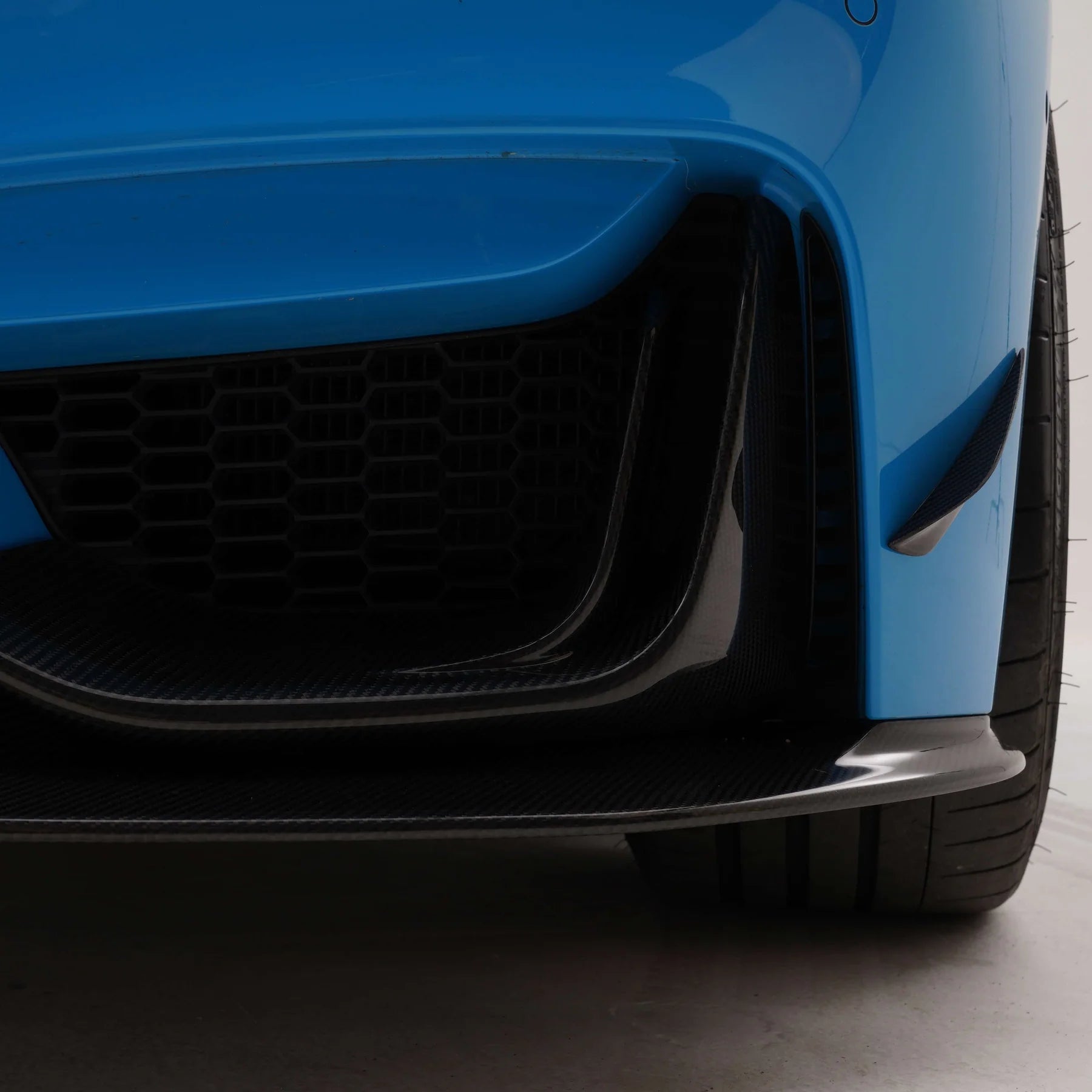 BMW M3 F80 & M4 F82 CARBON FIBER FRONT BUMPER CANARD