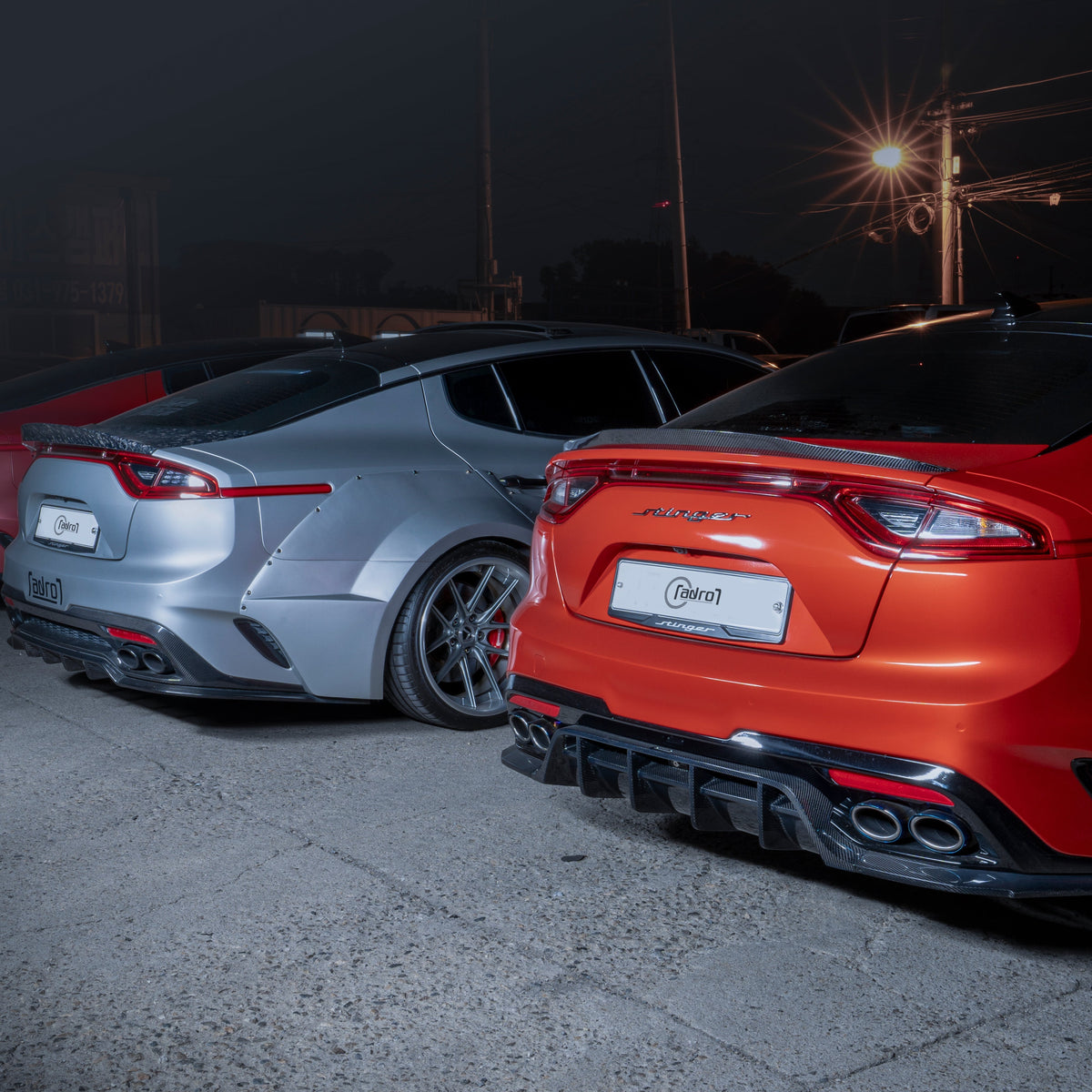 Kia Stinger Carbon Fiber Trunk Spoiler V2 2018-2023