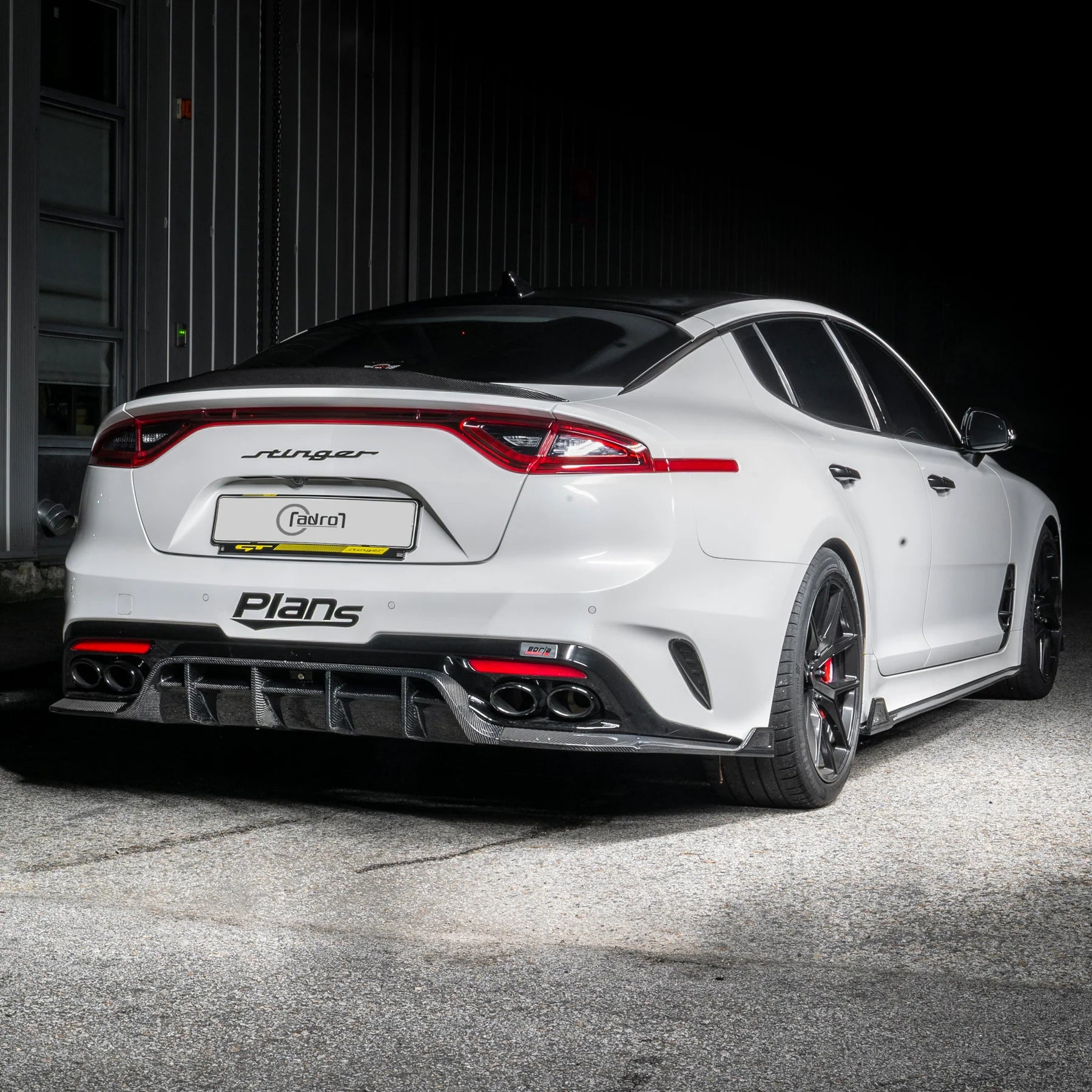 KIA STINGER CARBON FIBER TRUNK SPOILER V2