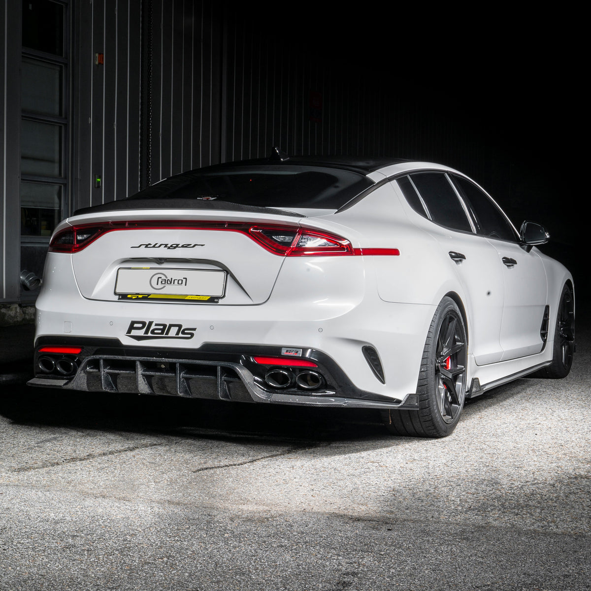 Kia Stinger Carbon Fiber Trunk Spoiler V2 2018-2023