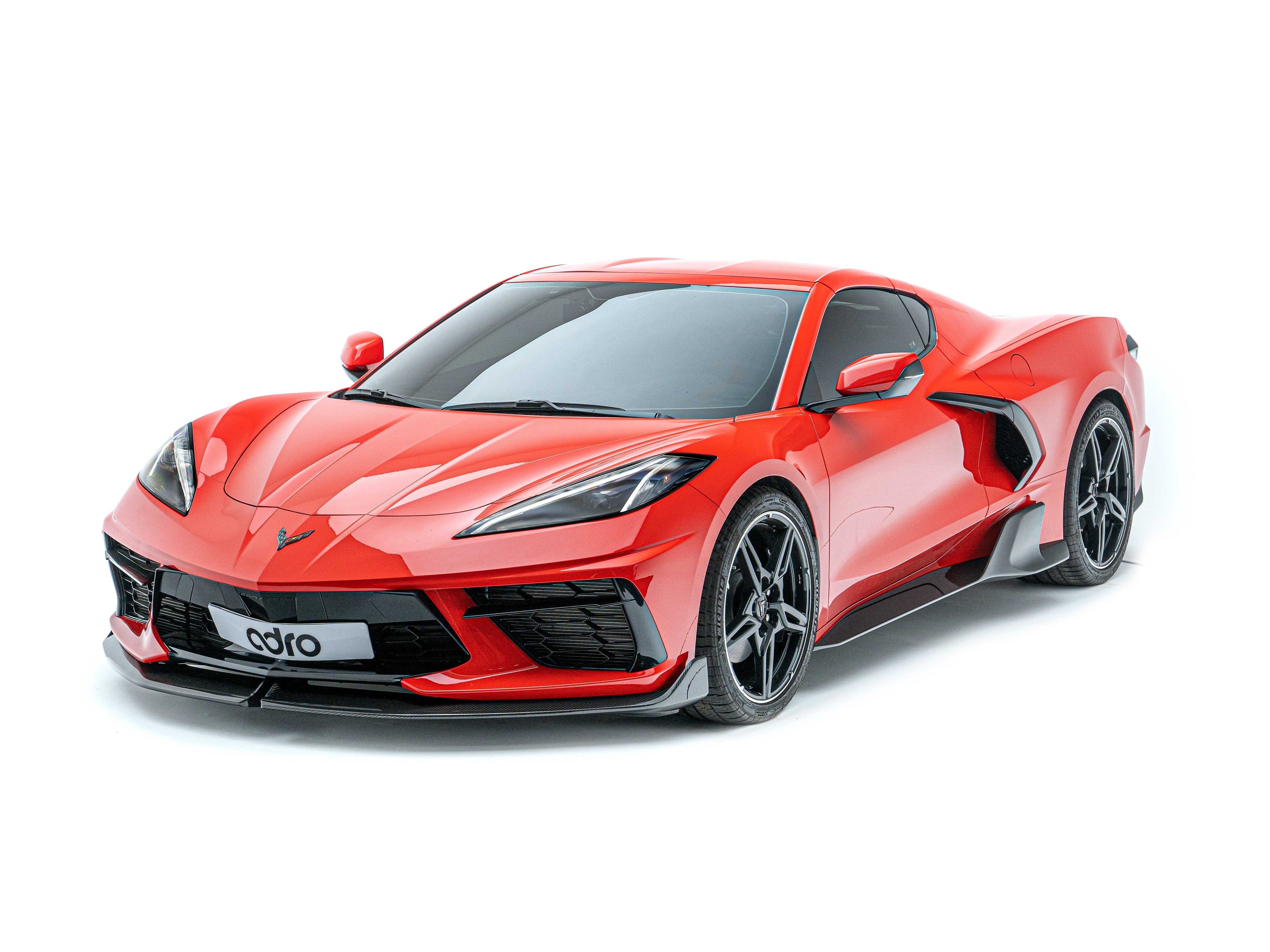 Corvette C8 Dry Carbon Fiber Front Lip 2020+