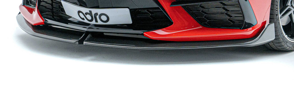 Corvette C8 Dry Carbon Fiber Front Lip 2020+