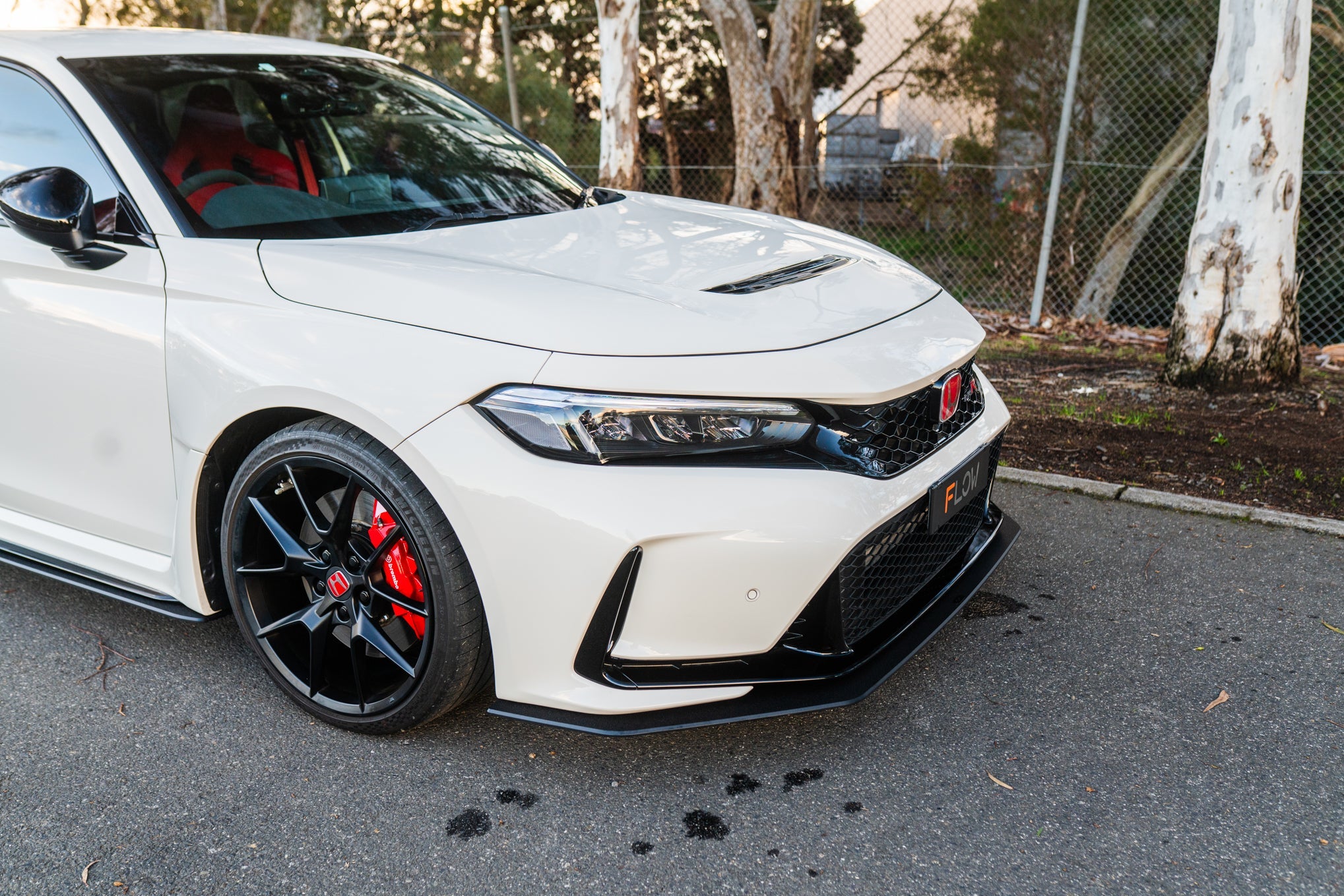 Flow Designs FL5 Civic Type R Front Lip Splitter - iilumolab