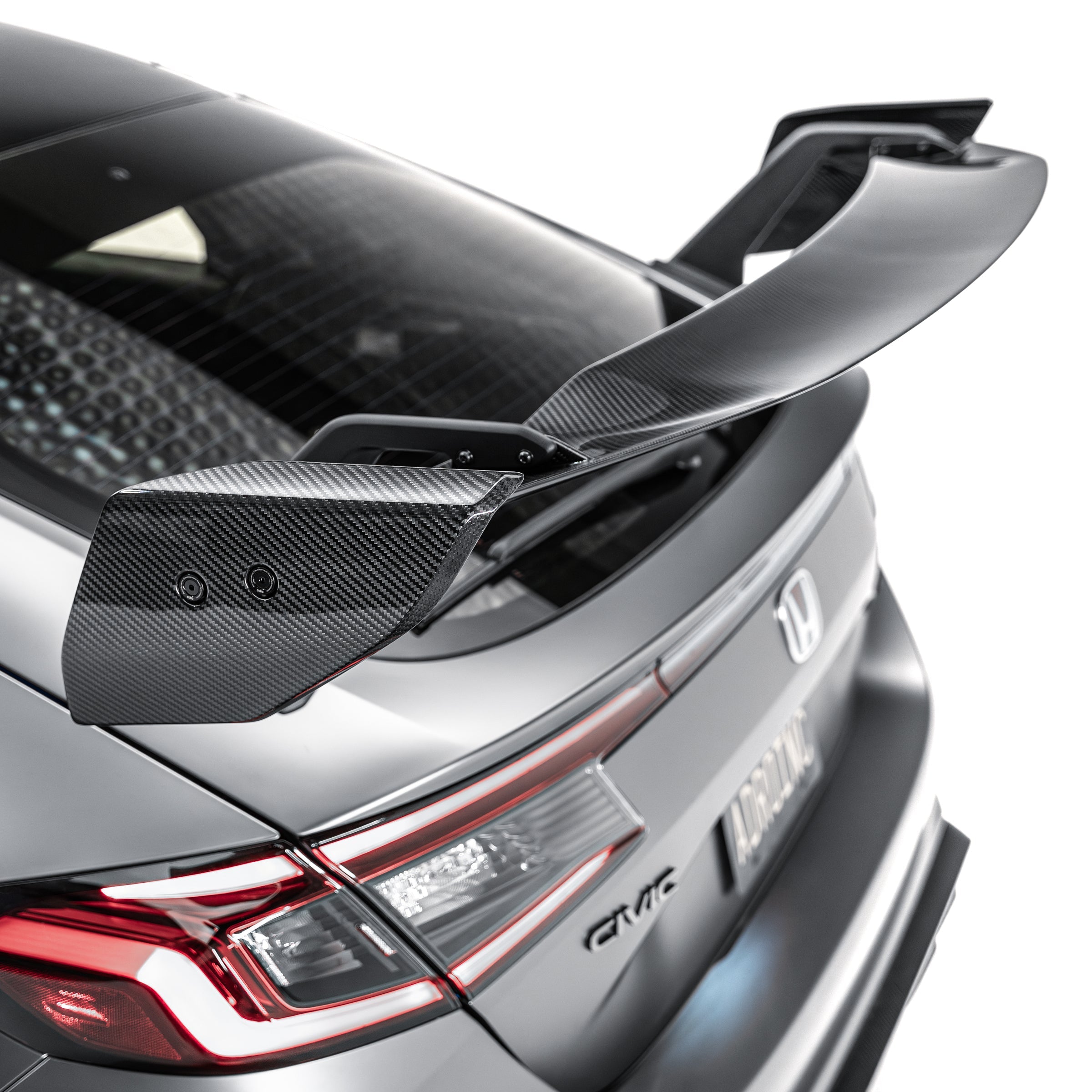 ADRO Honda Civic FL5 Type R Carbon Fiber AT-R4 Swan Neck Wing