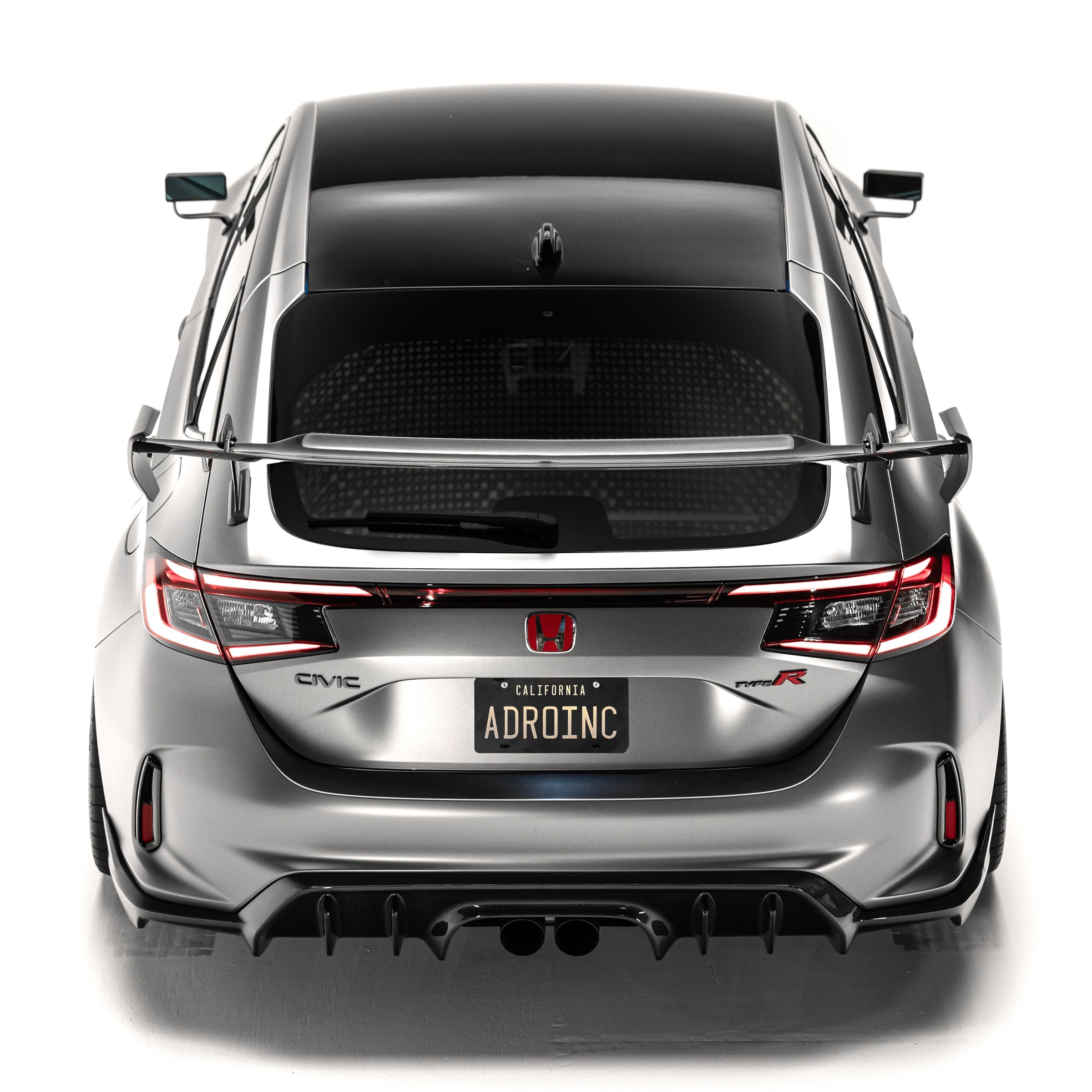 ADRO Honda Civic FL5 Type R Carbon Fiber AT-R4 Swan Neck Wing