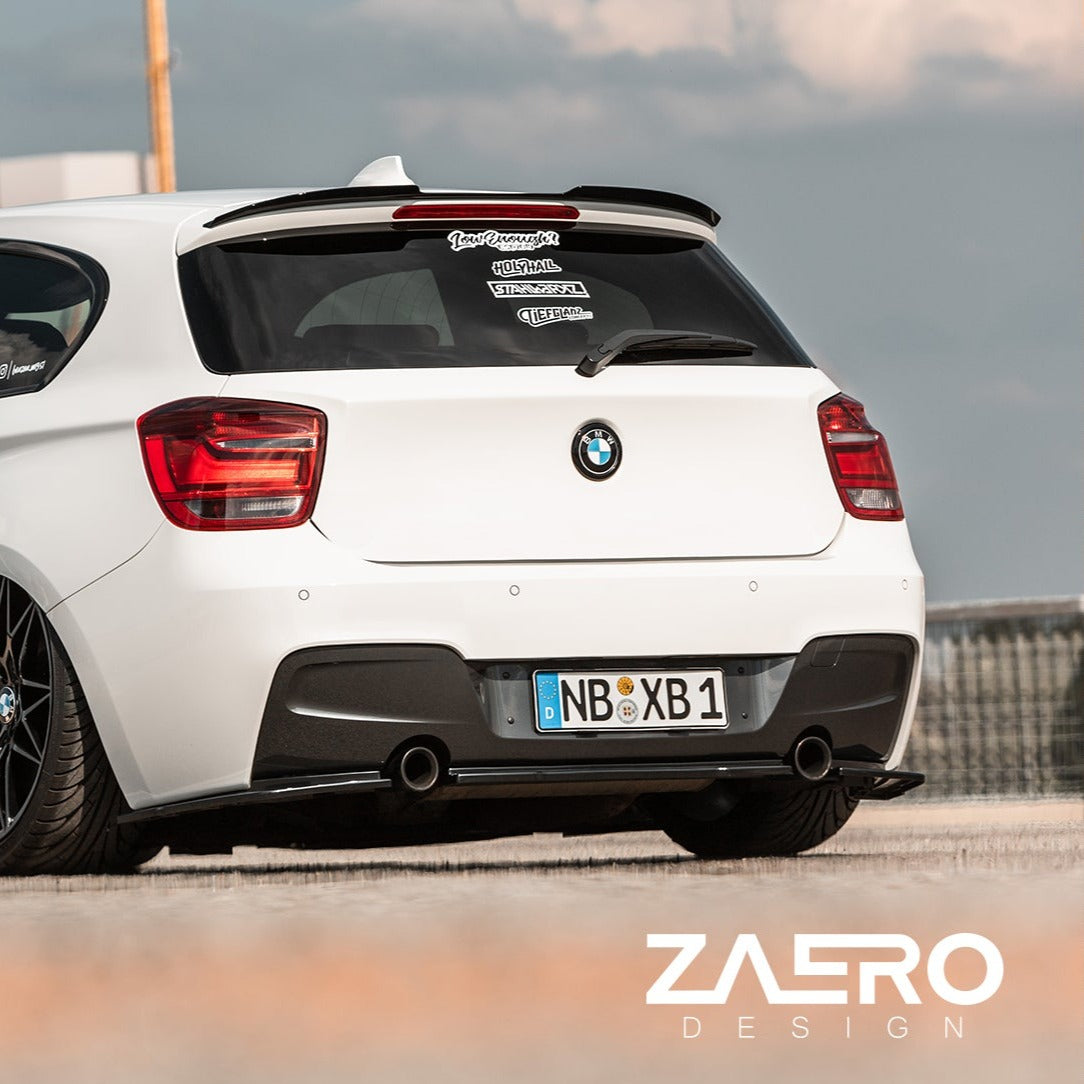 Zaero Designs EVO-1 Rear Spoiler Extension for BMW 1 Series F20 2012-2019