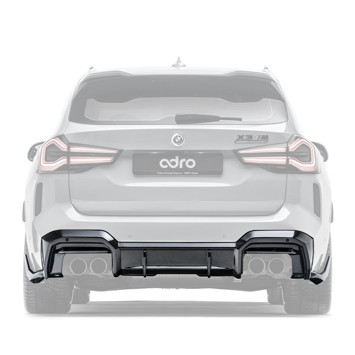 ADRO BMW F97 X3M Carbon Fiber Diffuser