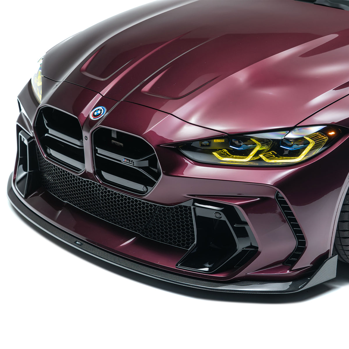 BMW G80 G81 M3 / G82 G83 M4 Dry Carbon Fiber Front Lip for Adro Front Bumper V2 2020+