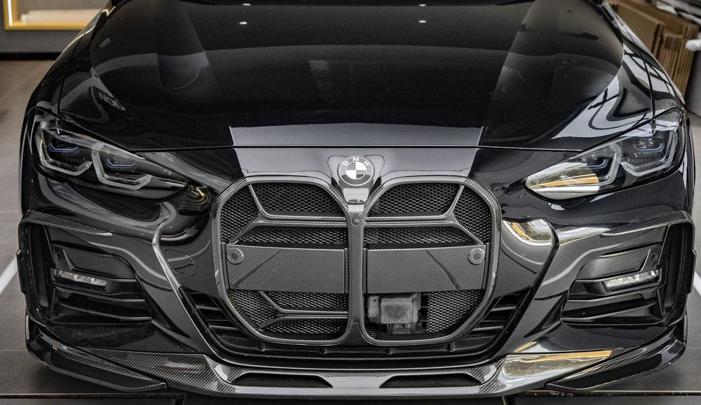 CSL Style Pre Pregged Dry Carbon Fiber Grille for BMW 4 Series G22 G23 With ACC 20+ - iilumolab