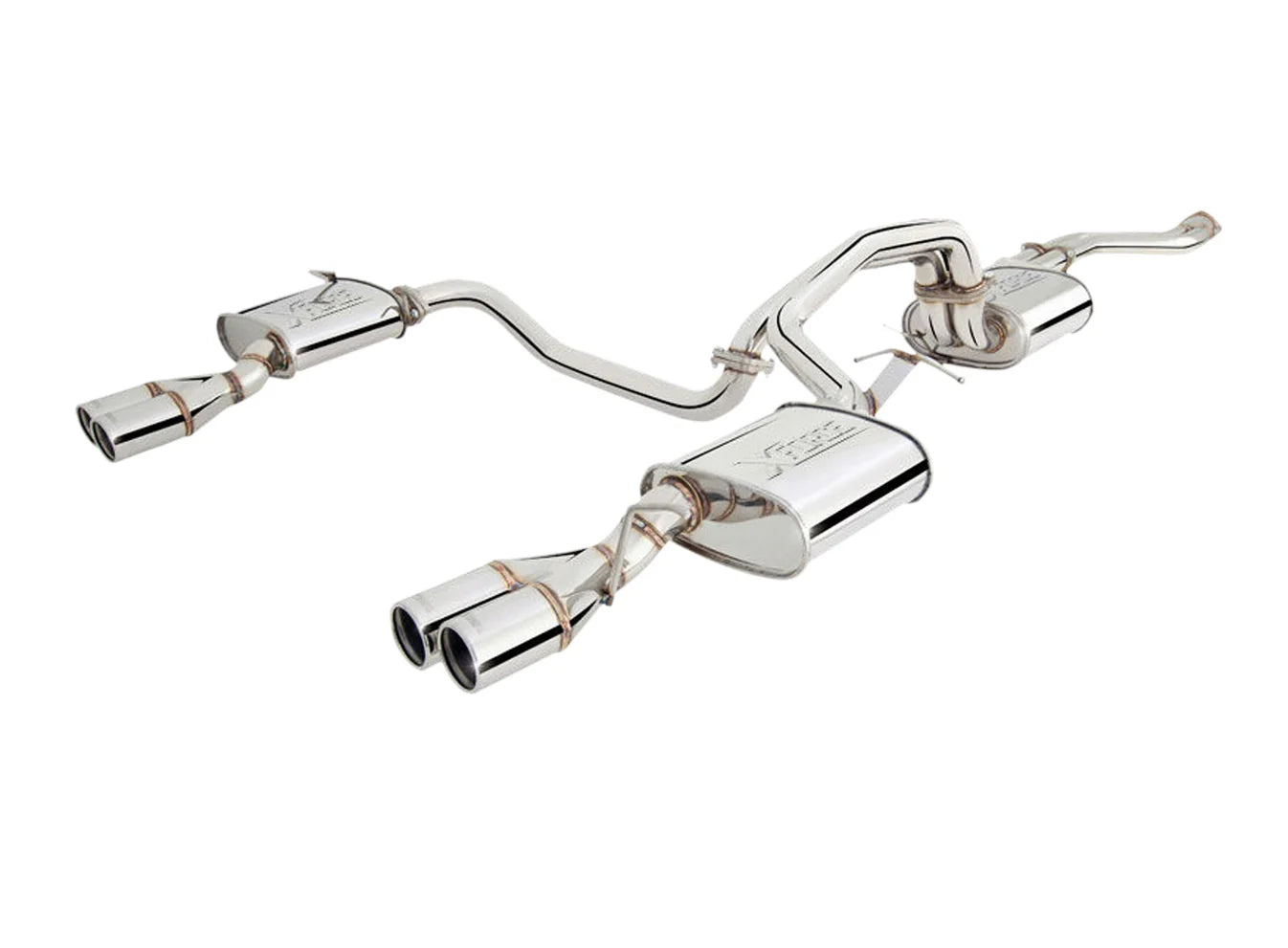 Xforce Ford Falcon BF GT Dual Cat Back System - iilumolab