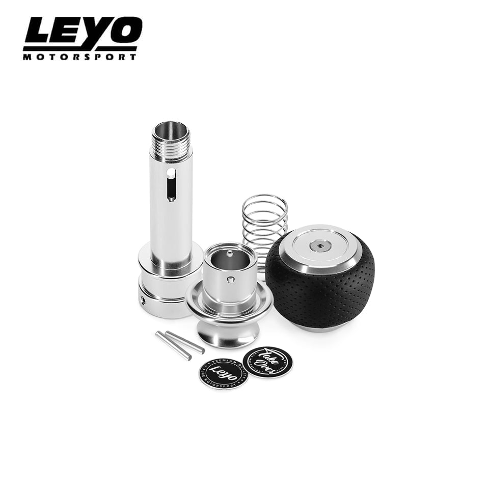 Nappa DSG Shift Knob Silver - Volkswagen Audi Skoda