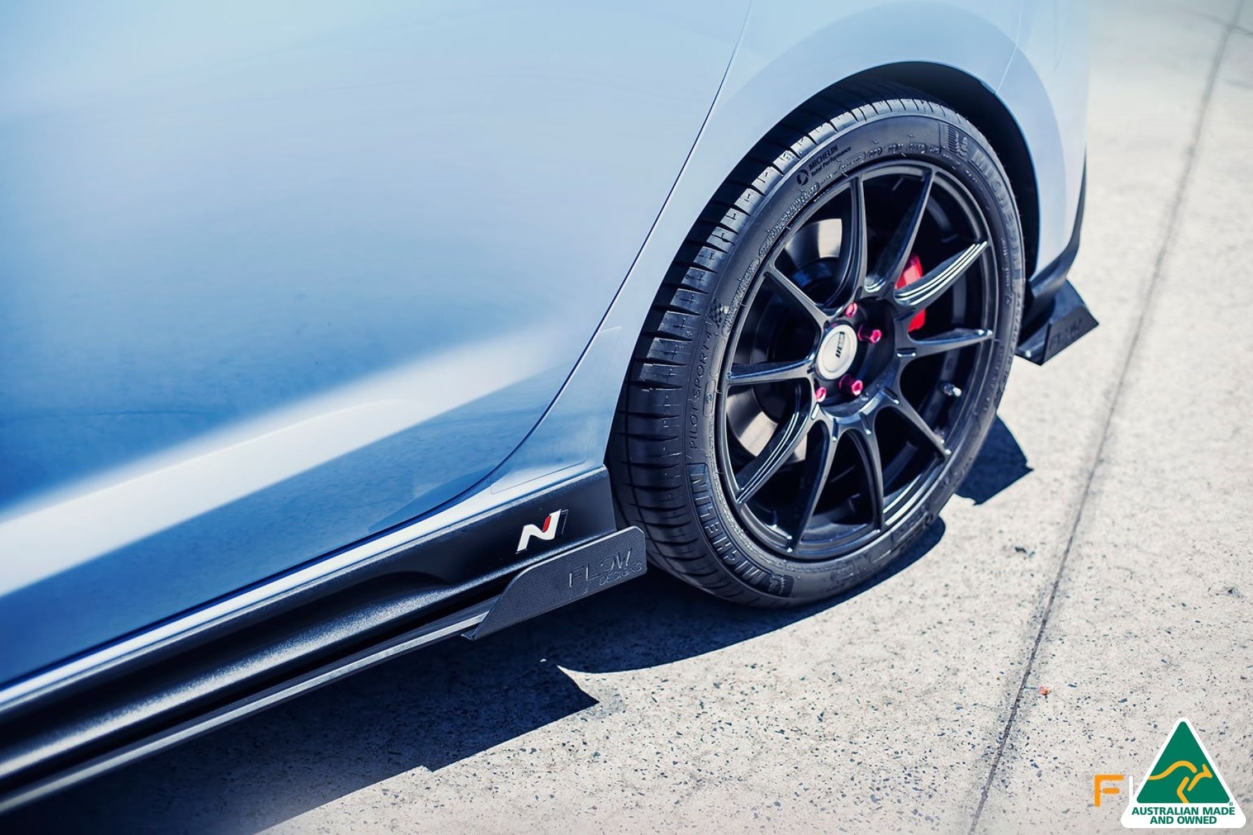 i30N Hatch PD (2018-2020) Side Skirt Splitters (Pair) - iilumolab