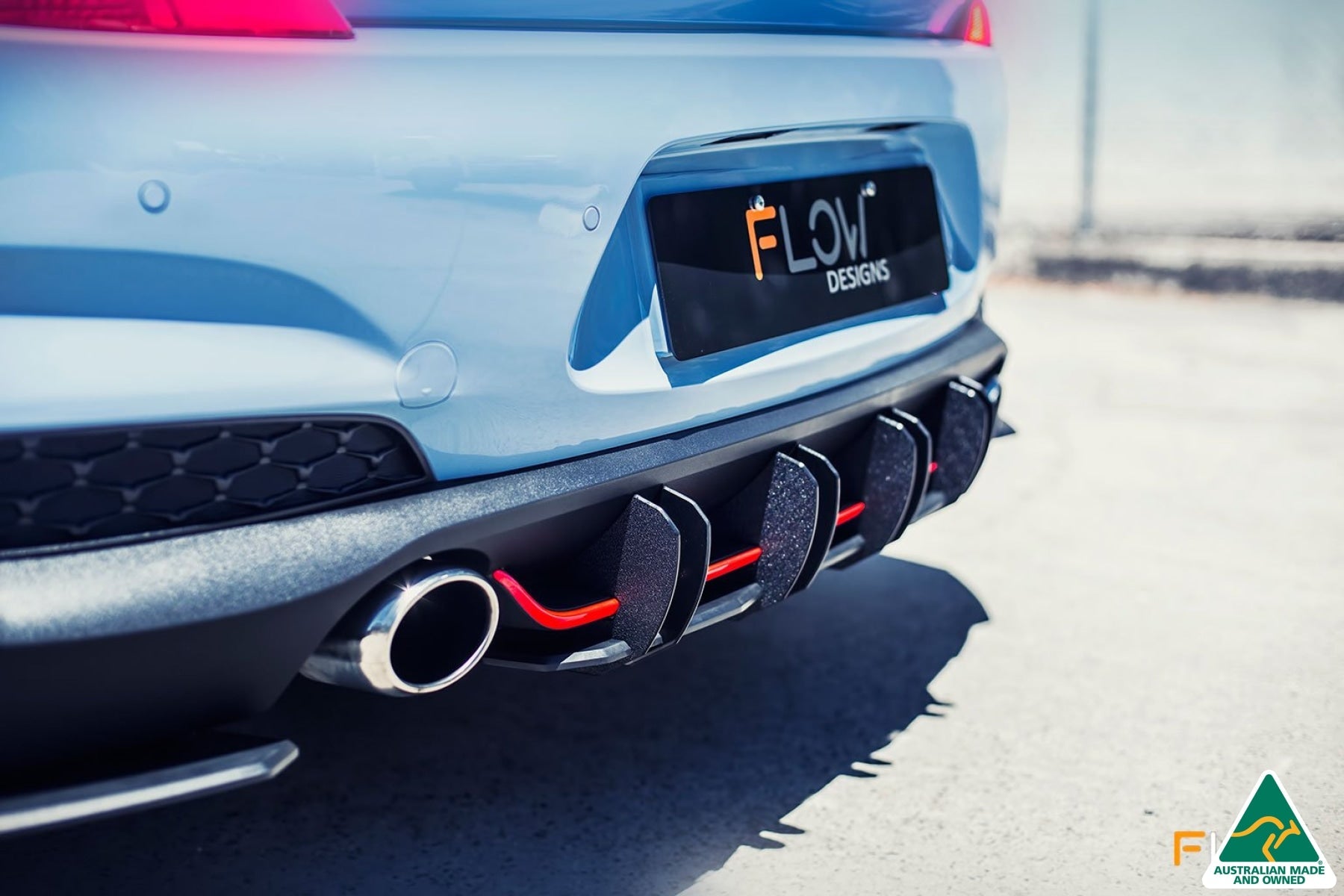 Flow Designs i30N Hatch PD (2018-2020) Flow-Lock Rear Diffuser - iilumolab