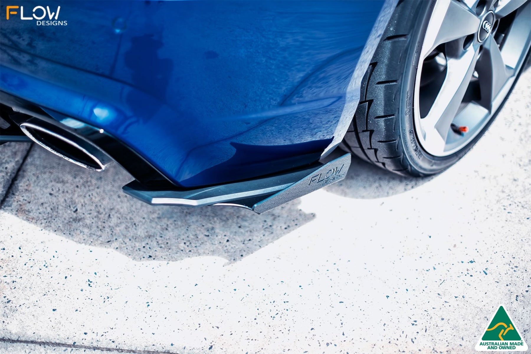 Flow Designs RS3 8V Sportback (Pre-Facelift) Rear Pods/Spats V3 (Pair) - iilumolab