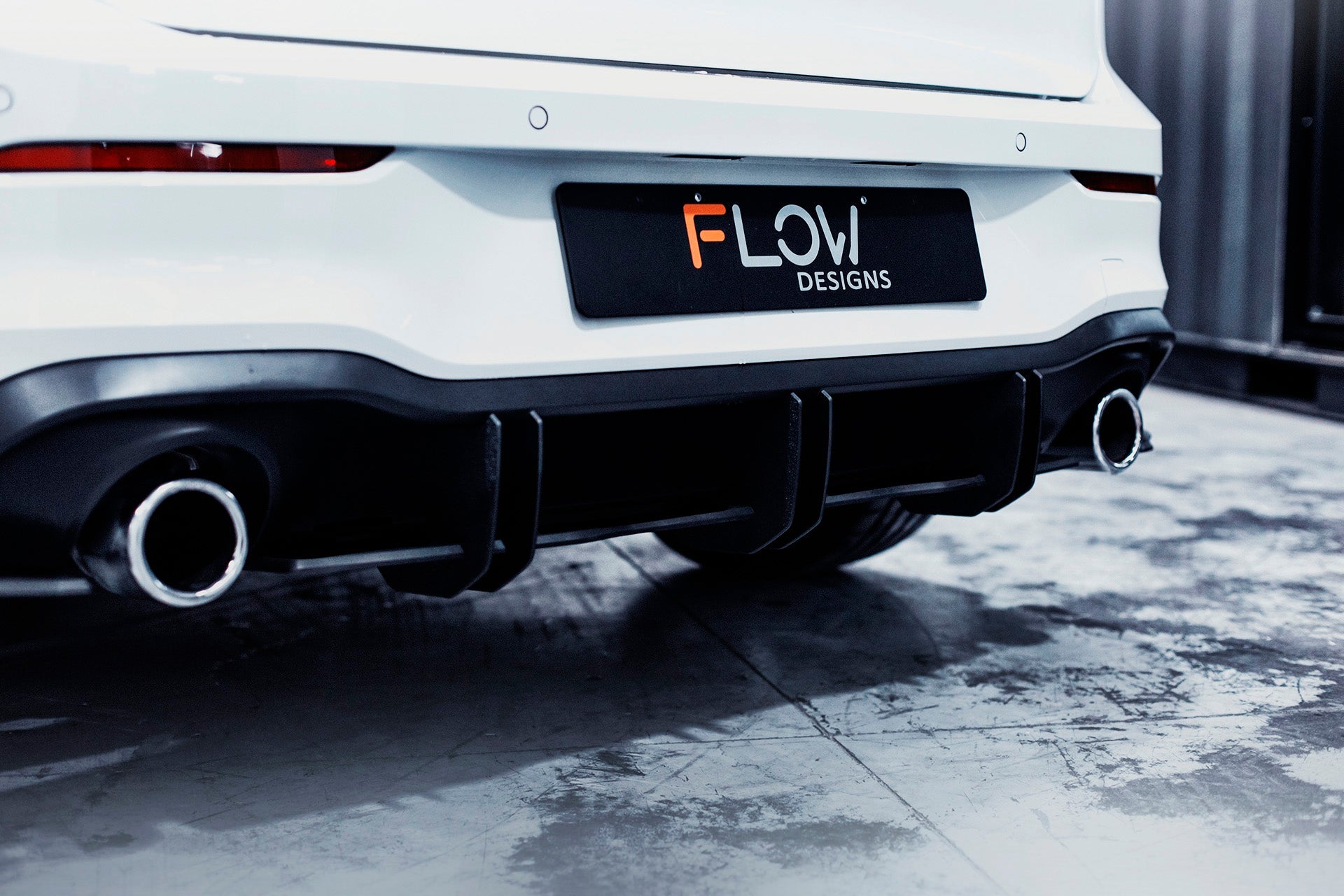 Flow Designs MK8 Golf GTI Flow-Lock Rear Diffuser - iilumolab