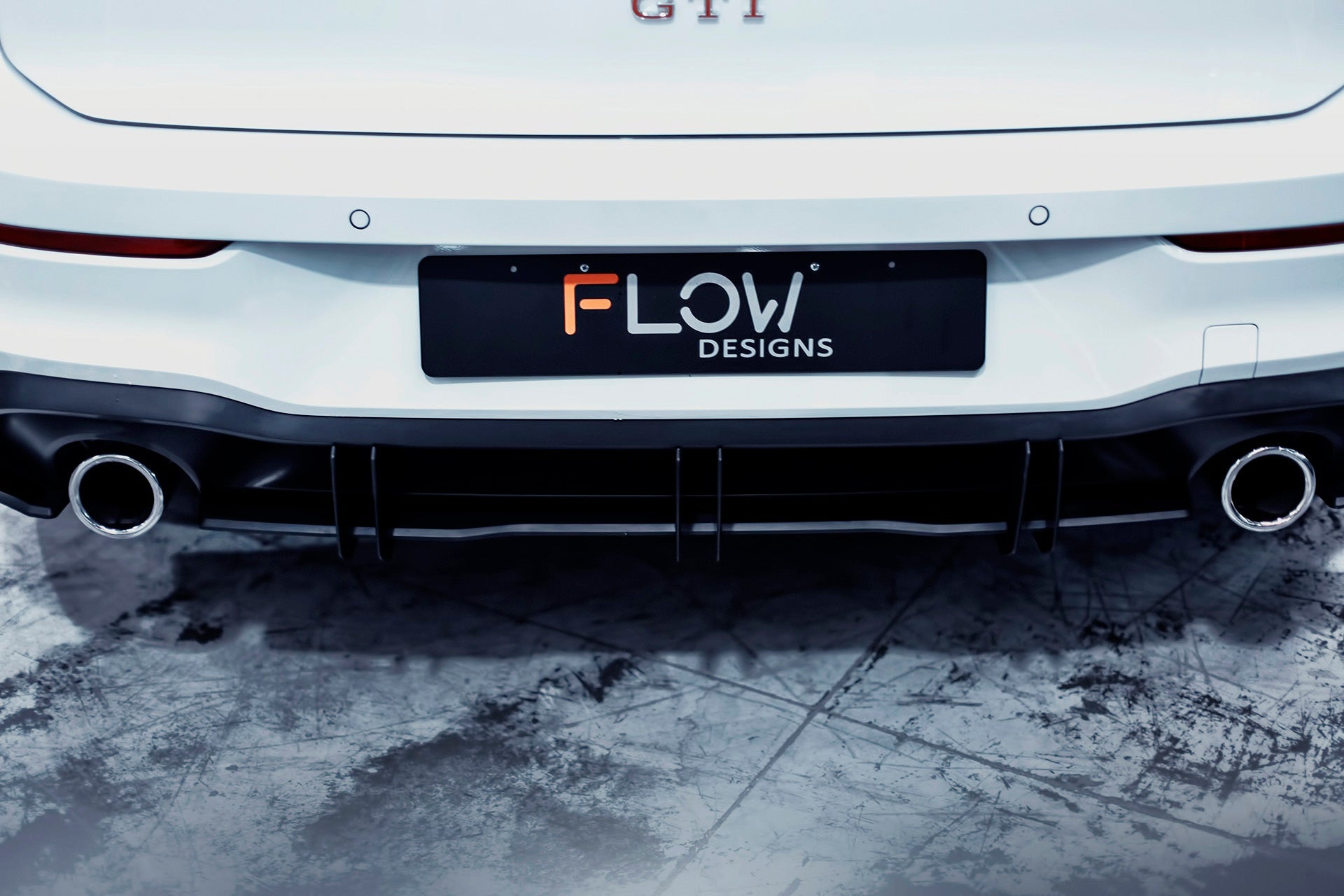 Flow Designs MK8 Golf GTI Flow-Lock Rear Diffuser - iilumolab