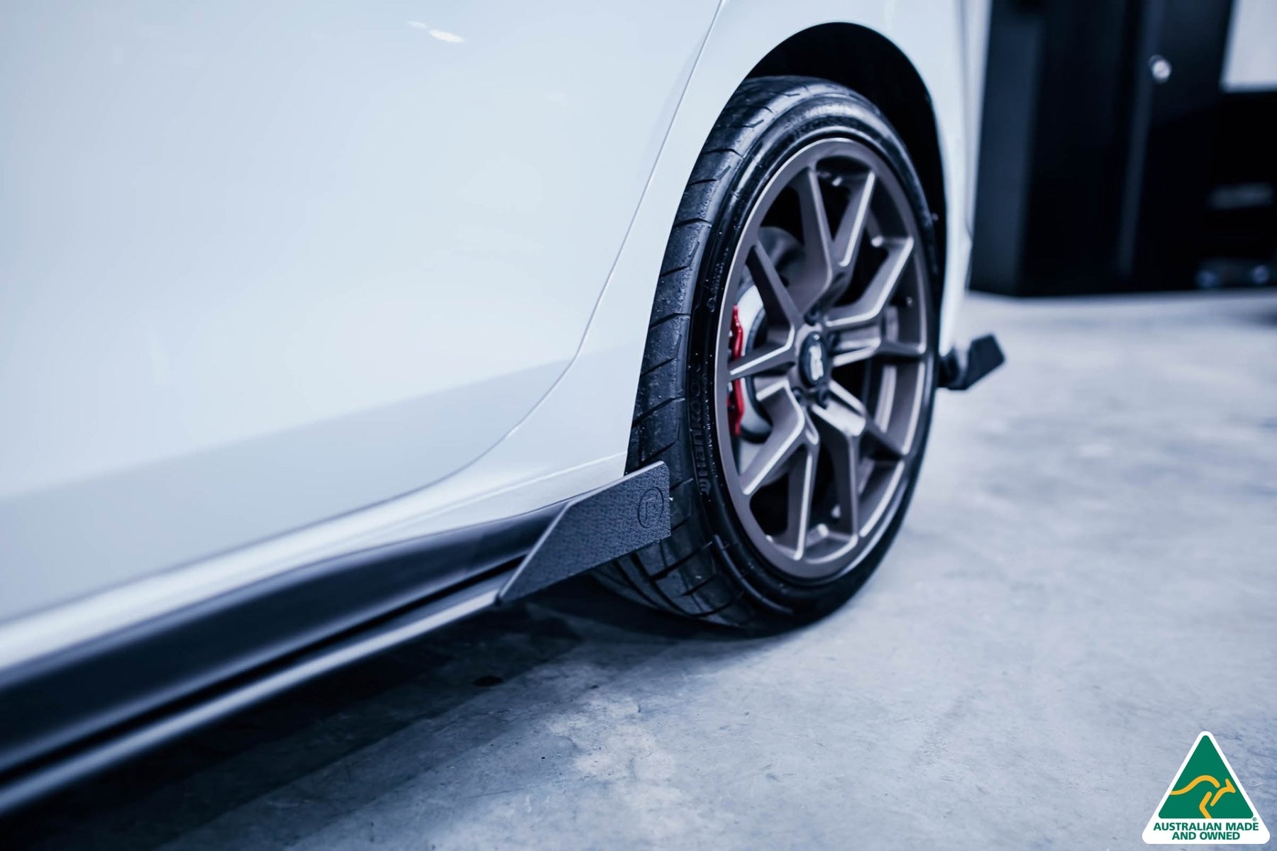 Flow Designs MK8 Golf GTI Side Skirt Splitter Winglets (Pair) - iilumolab