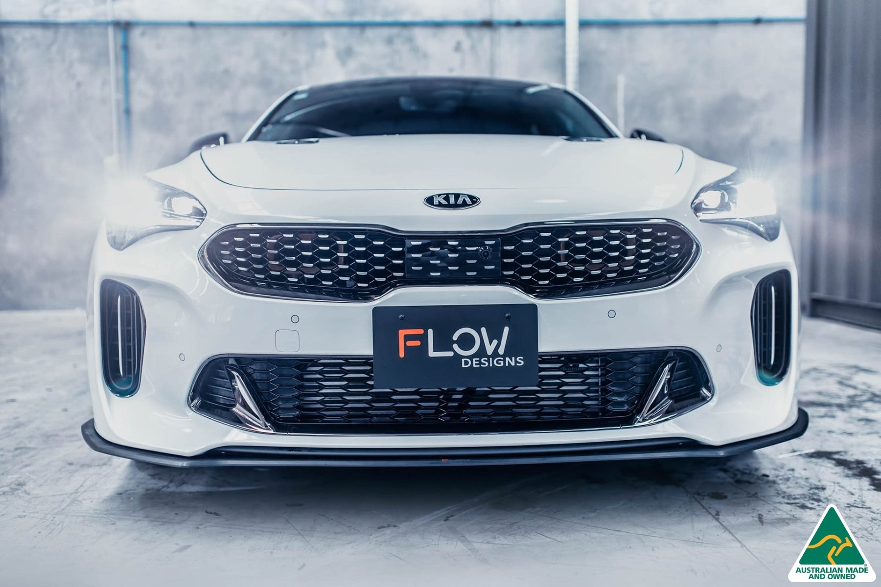 Flow Designs Stinger CK GT 2021-2022 Front Lip Splitter & Bumper Reinforcement Brackets - iilumolab