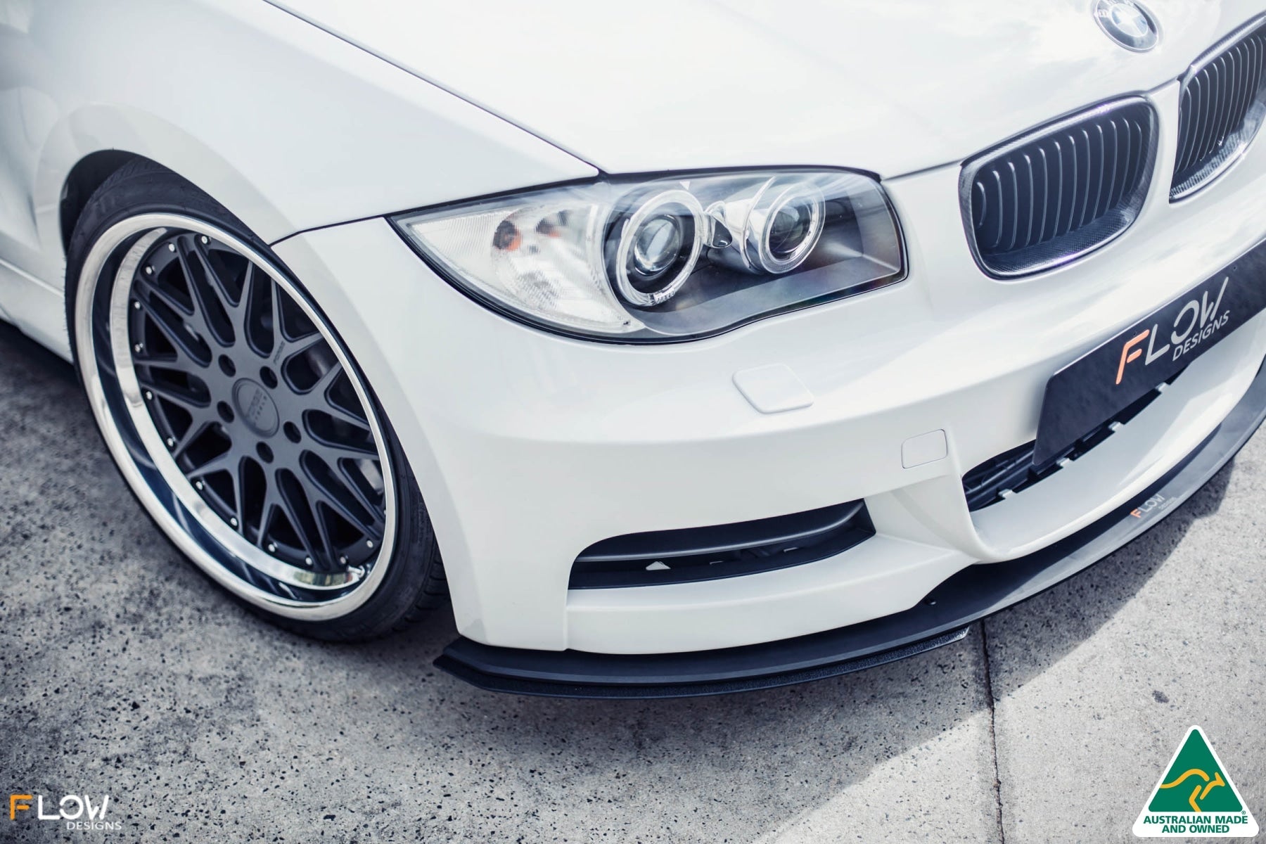 Flow Designs E82 M Sport Front Lip Splitter V3 - iilumolab