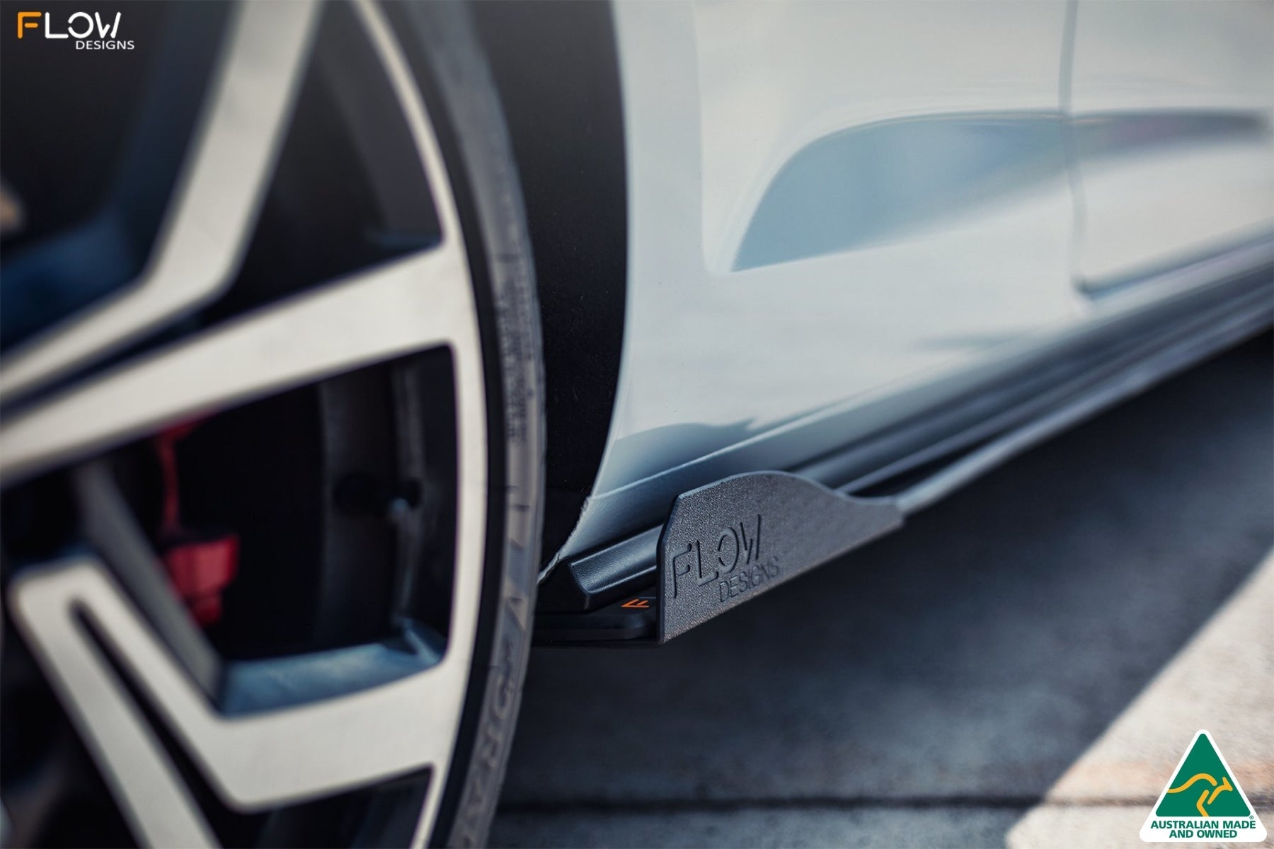 Flow Designs MK7.5 Golf GTI Side Skirt Splitters (Pair) - iilumolab