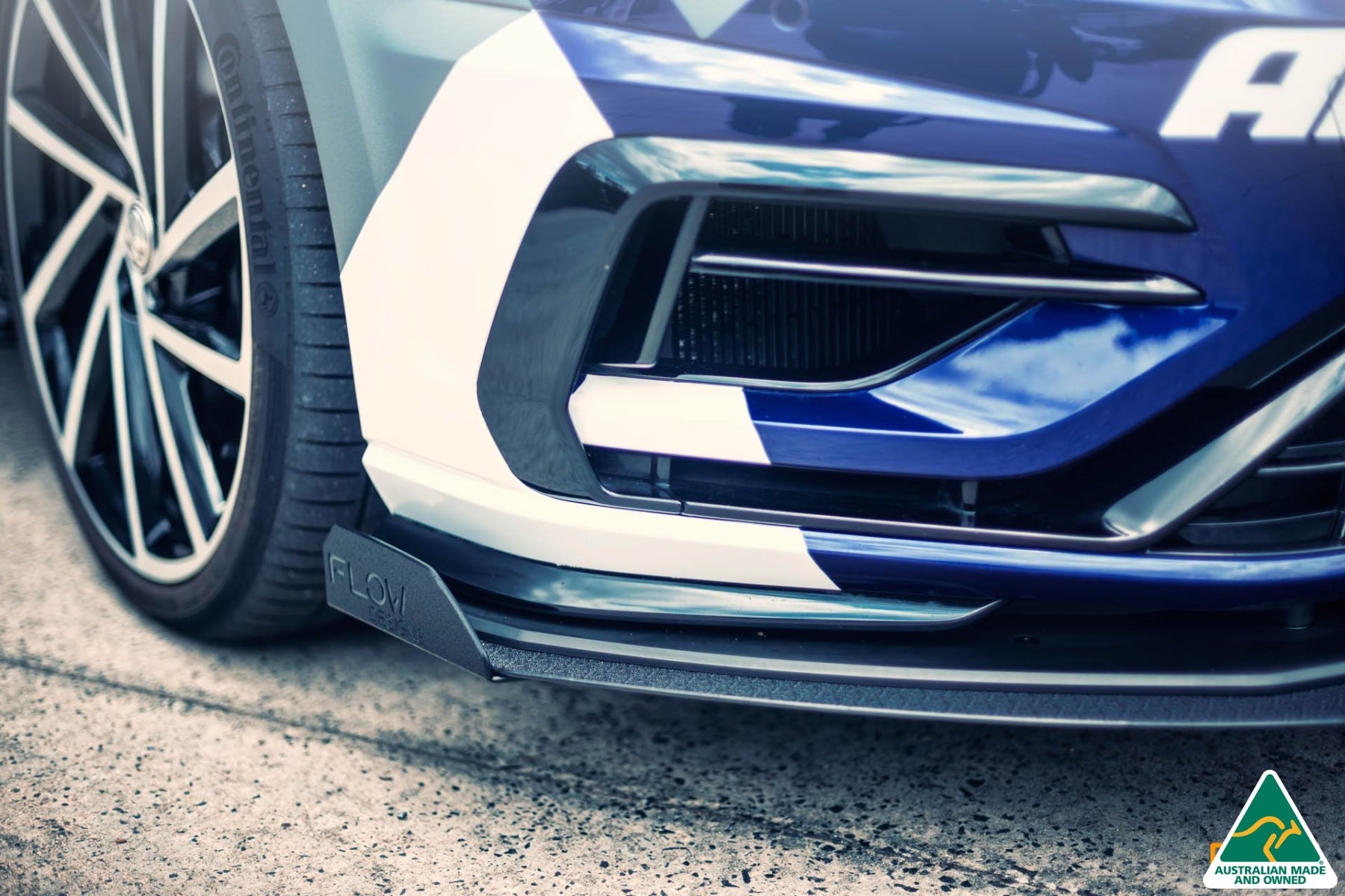 Flow Designs MK7.5 Golf R Front Lip Splitter Winglets (Pair) - iilumolab