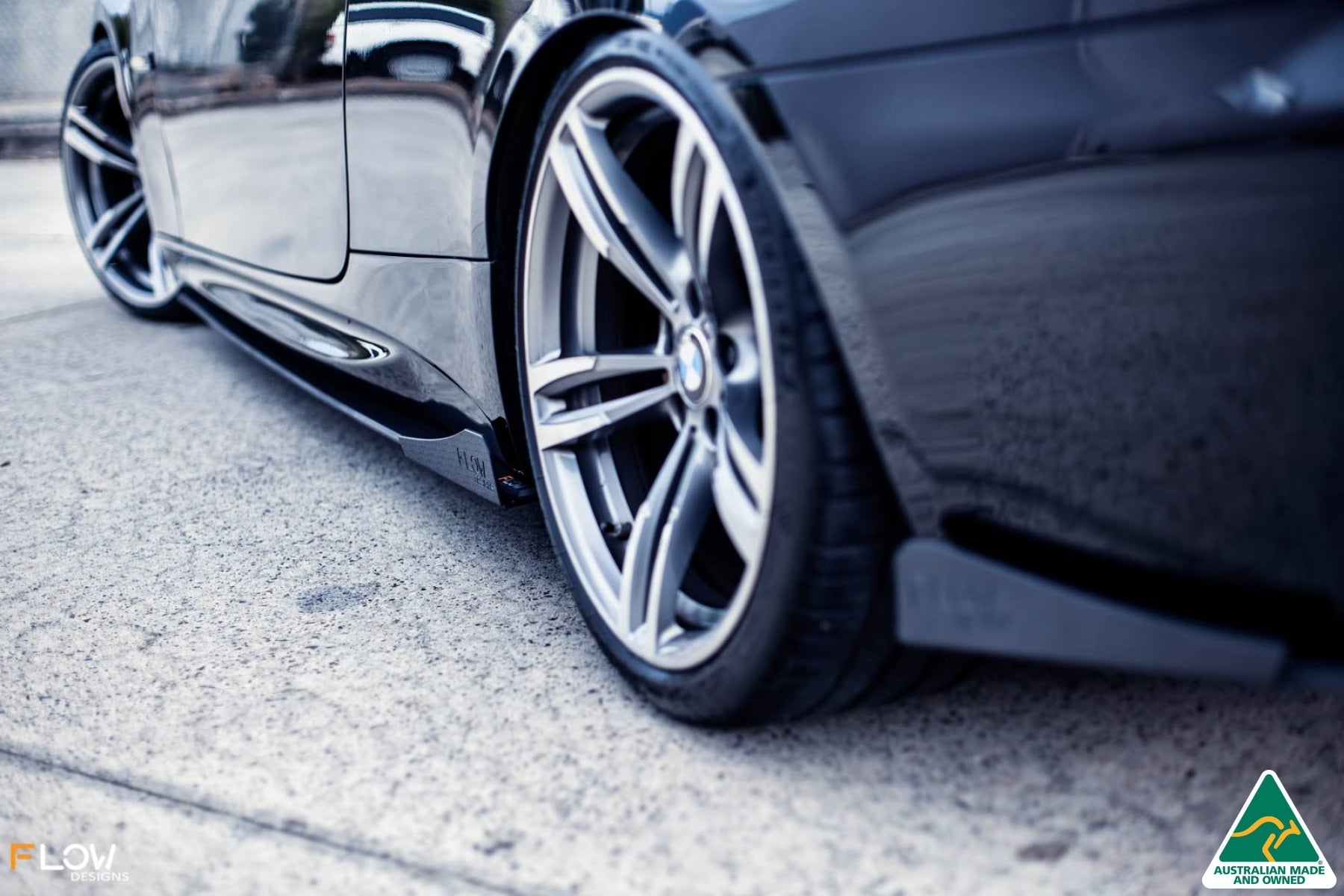 Flow Designs E92 M Sport Side Skirt Splitters V3 (Pair) - iilumolab