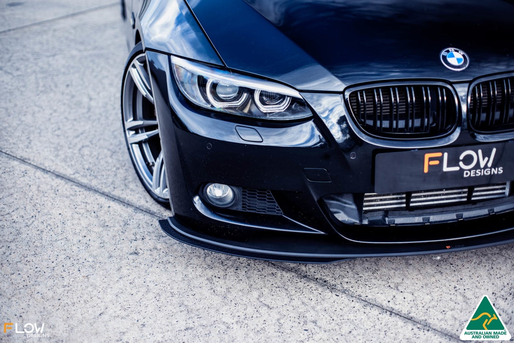 Flow Designs E92 M Sport Front Lip Splitter V3 - iilumolab
