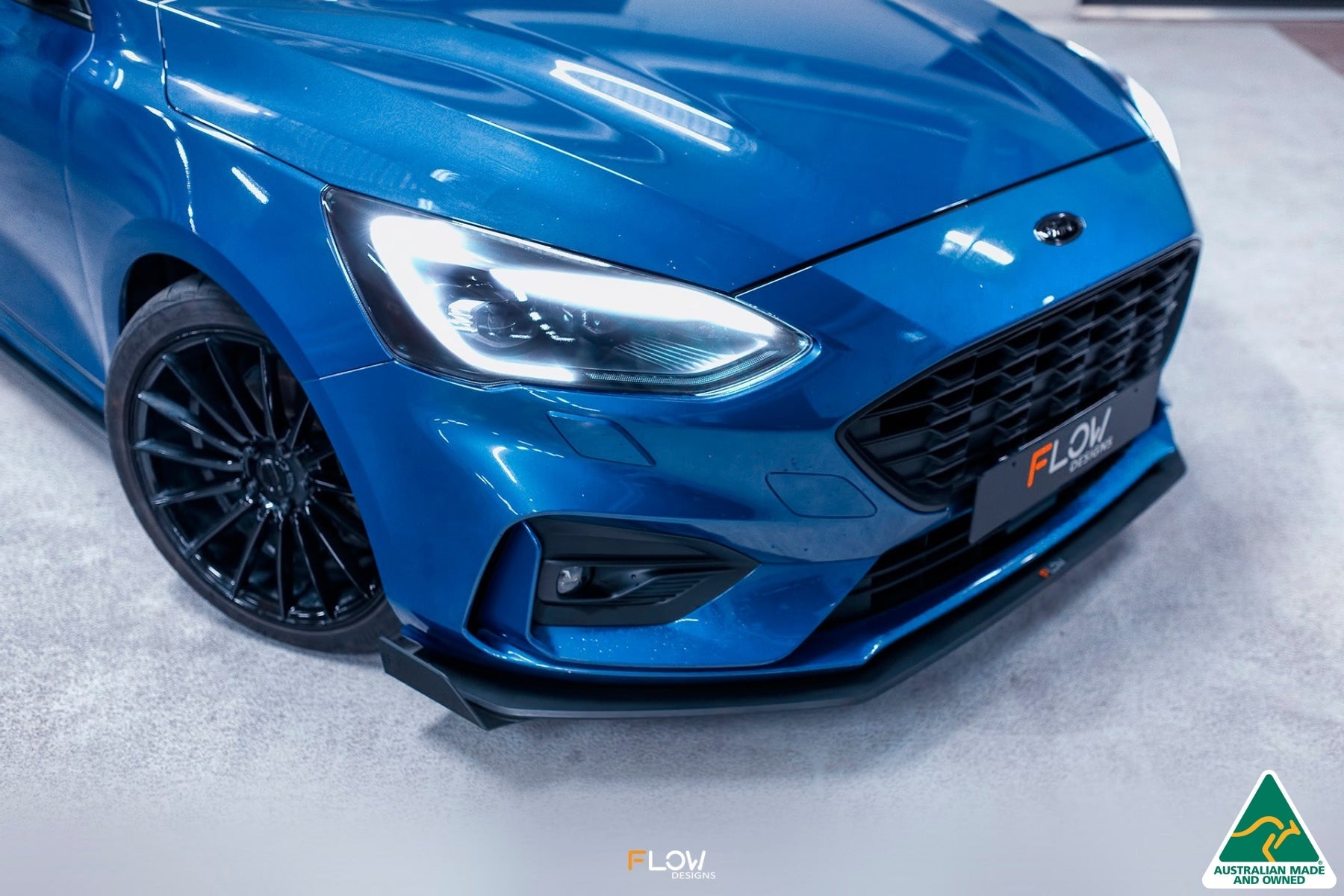 Flow Designs MK4 Focus ST-Line Front Lip Splitter Winglets (Pair) - iilumolab