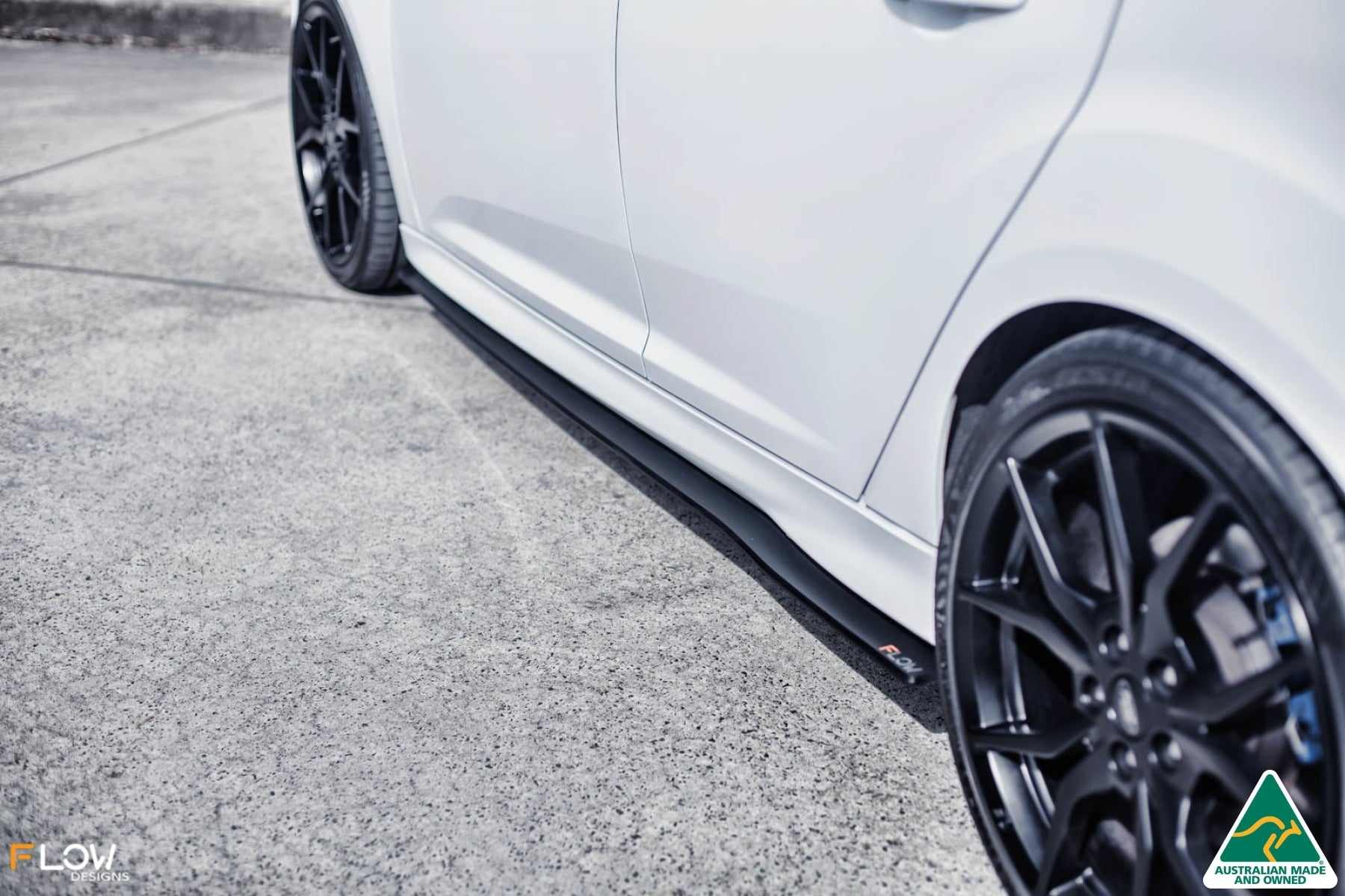 Flow Designs MK3 Focus RS Side Skirt Splitters (Pair) - iilumolab