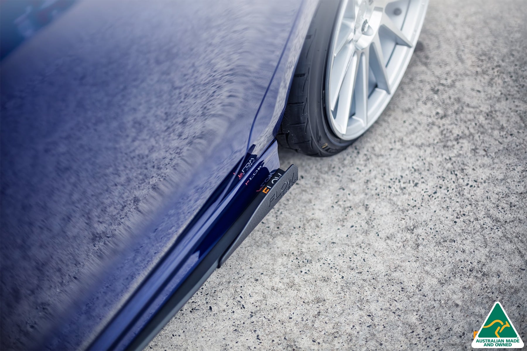 Flow Designs MK7 Golf R Side Skirt Splitters V3 (Pair) - iilumolab
