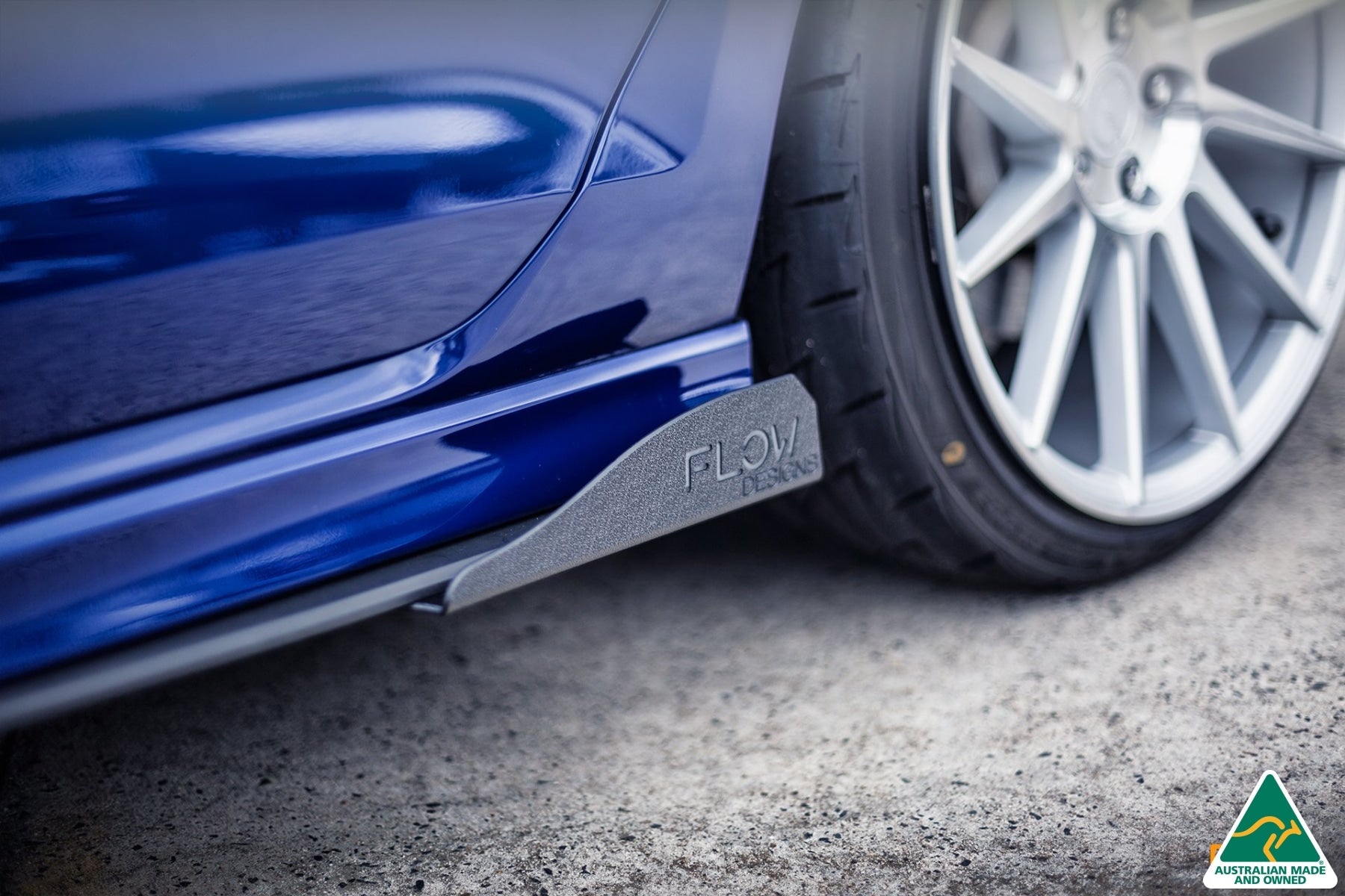 Flow Designs MK7 Golf R Side Skirt Splitters V3 (Pair) - iilumolab