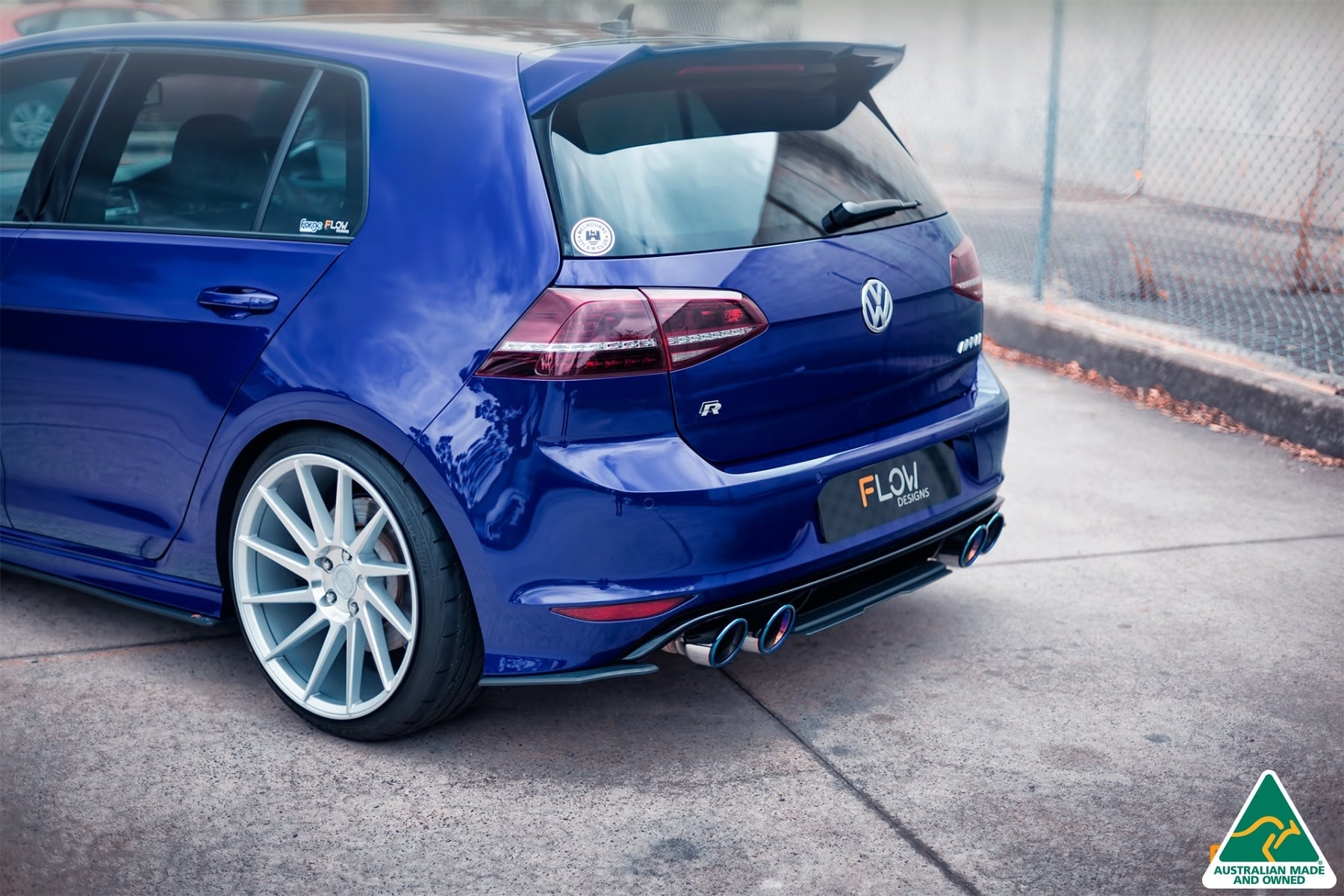Flow Designs MK7 Golf R Rear Pods/Spats V3 (Pair) - iilumolab