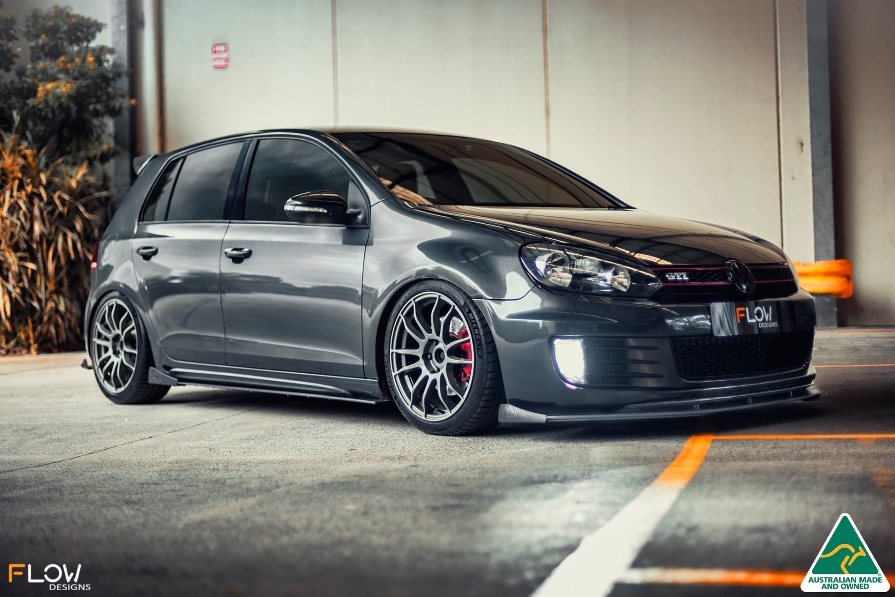 Flow Designs MK6 Golf GTI Front Lip Splitter V3 - iilumolab