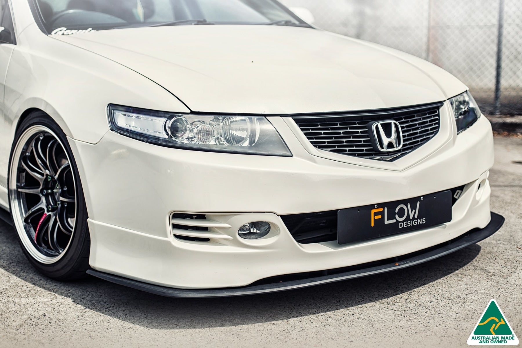 Flow Designs Honda Accord Euro CL7/CL9 Front Splitter V3 - iilumolab