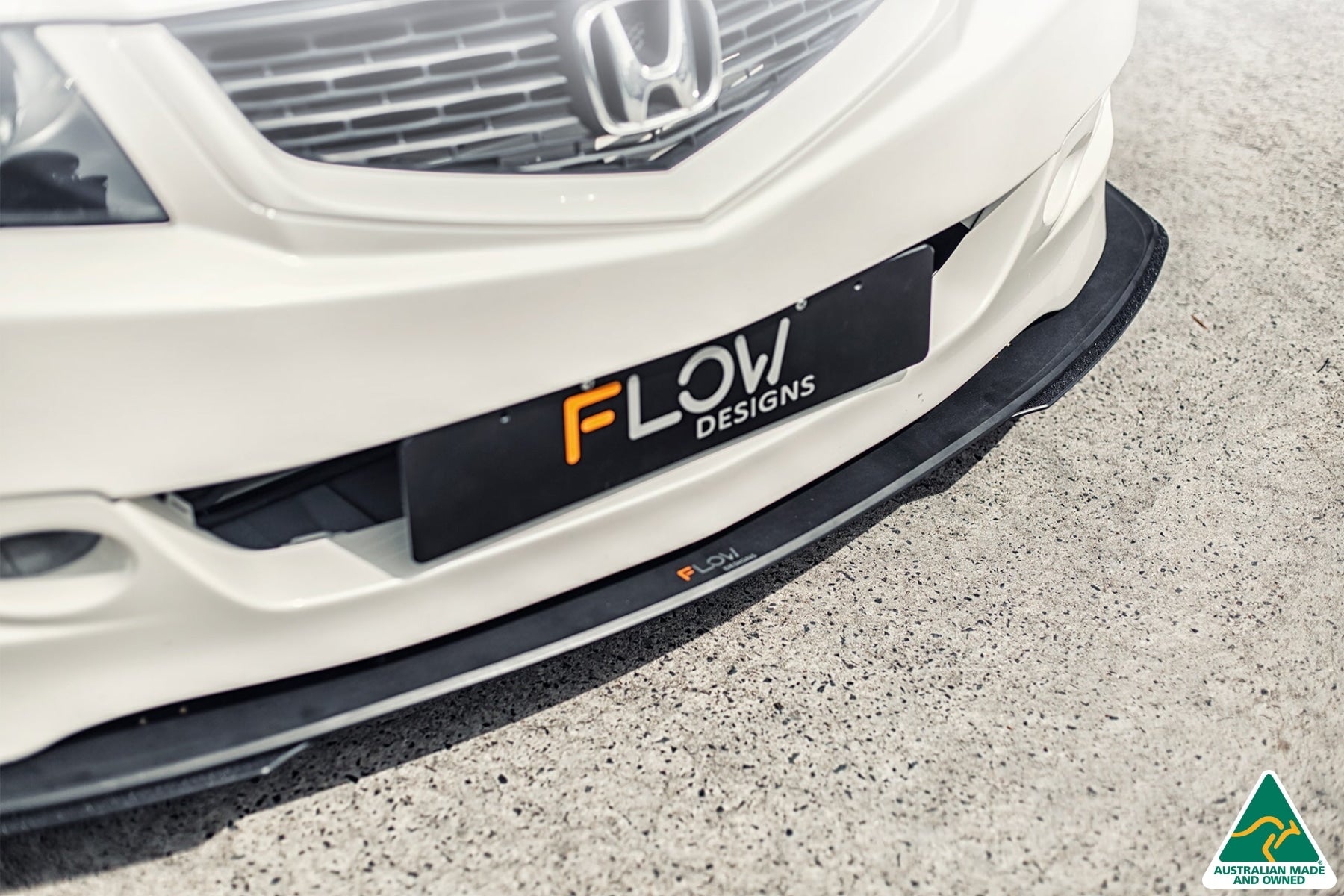 Flow Designs Honda Accord Euro CL7/CL9 Front Splitter Extensions - iilumolab