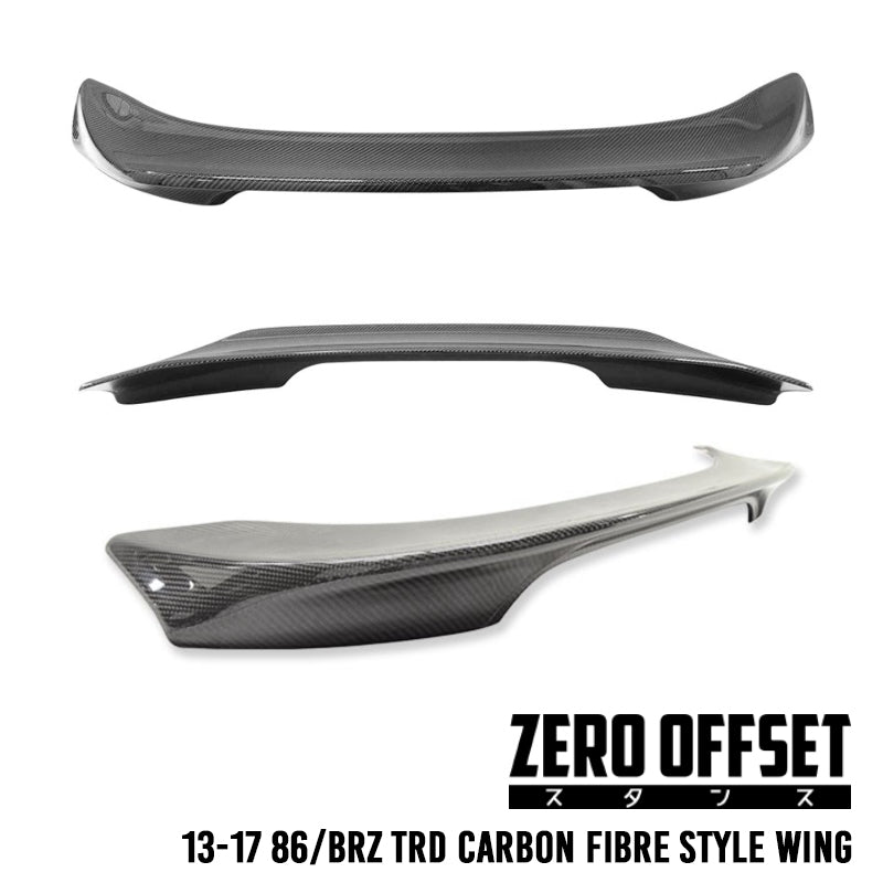 TRD Style Carbon Fibre Spoiler for Toyota 86 (ZN6)/Subaru BRZ (ZC6) 2012-2021