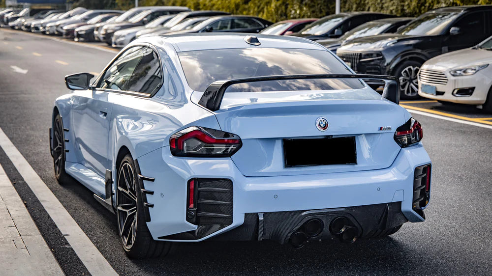 M Performance Style Pre-Pregged Dry Carbon Fibre Rear Wing Spoiler - BMW 2 Series Coupe G42 21+ / M2 G87 23+
