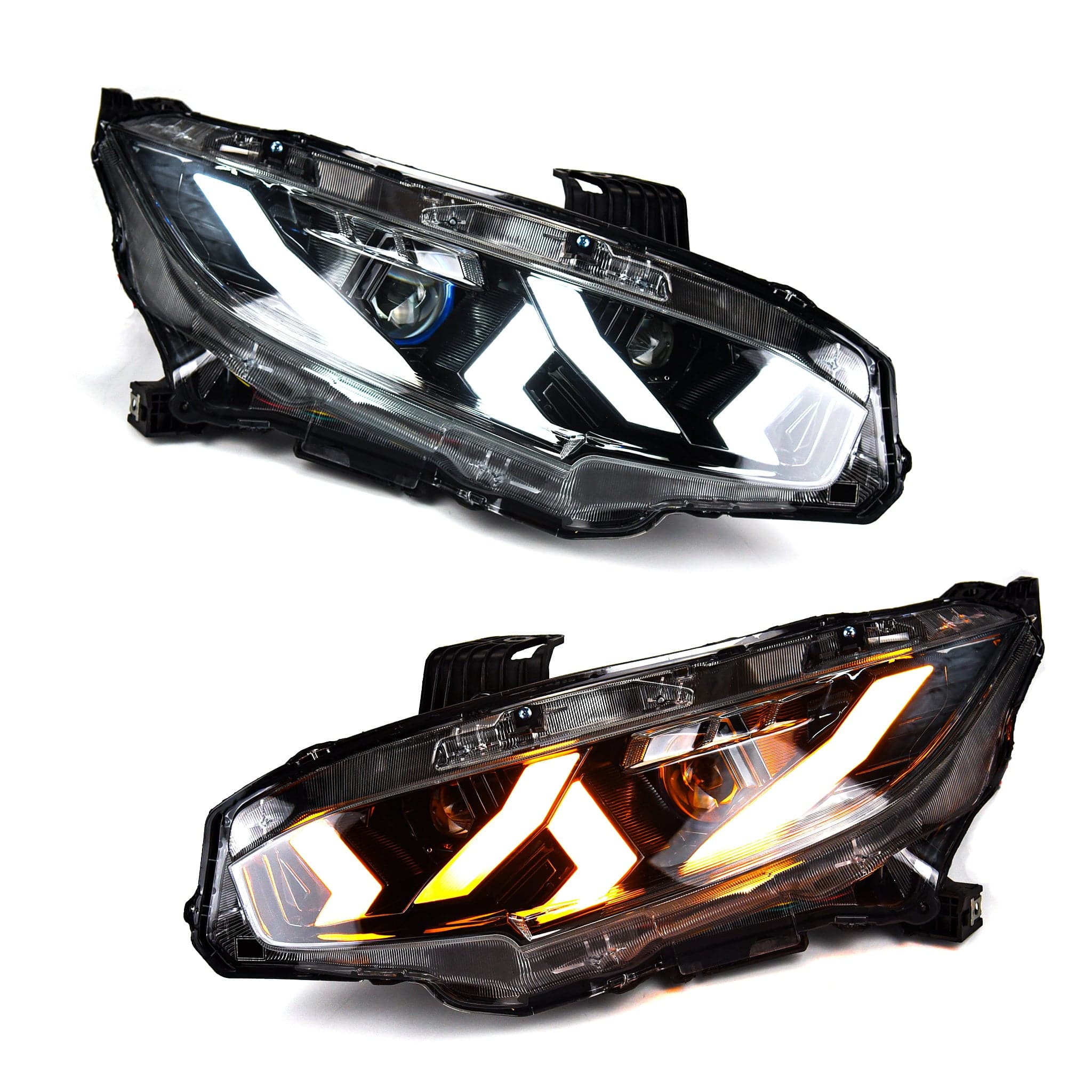2017-2021 HONDA CIVIC FK7 FK8 FC1 SEQUENTIAL LED HEADLIGHTS - iilumo