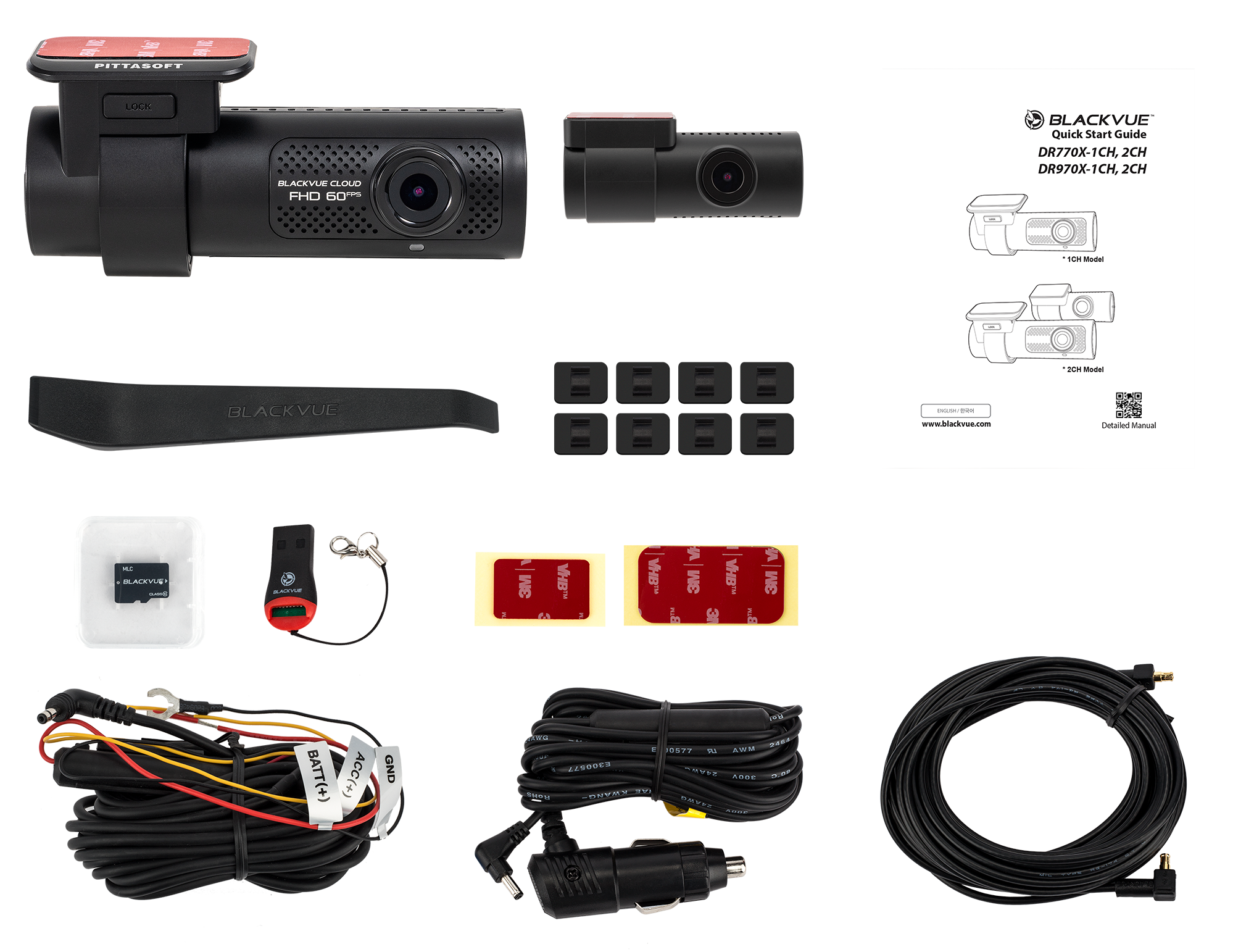 BLACKVUE DR770X-2CH 64GB FULL HD DASH CAM