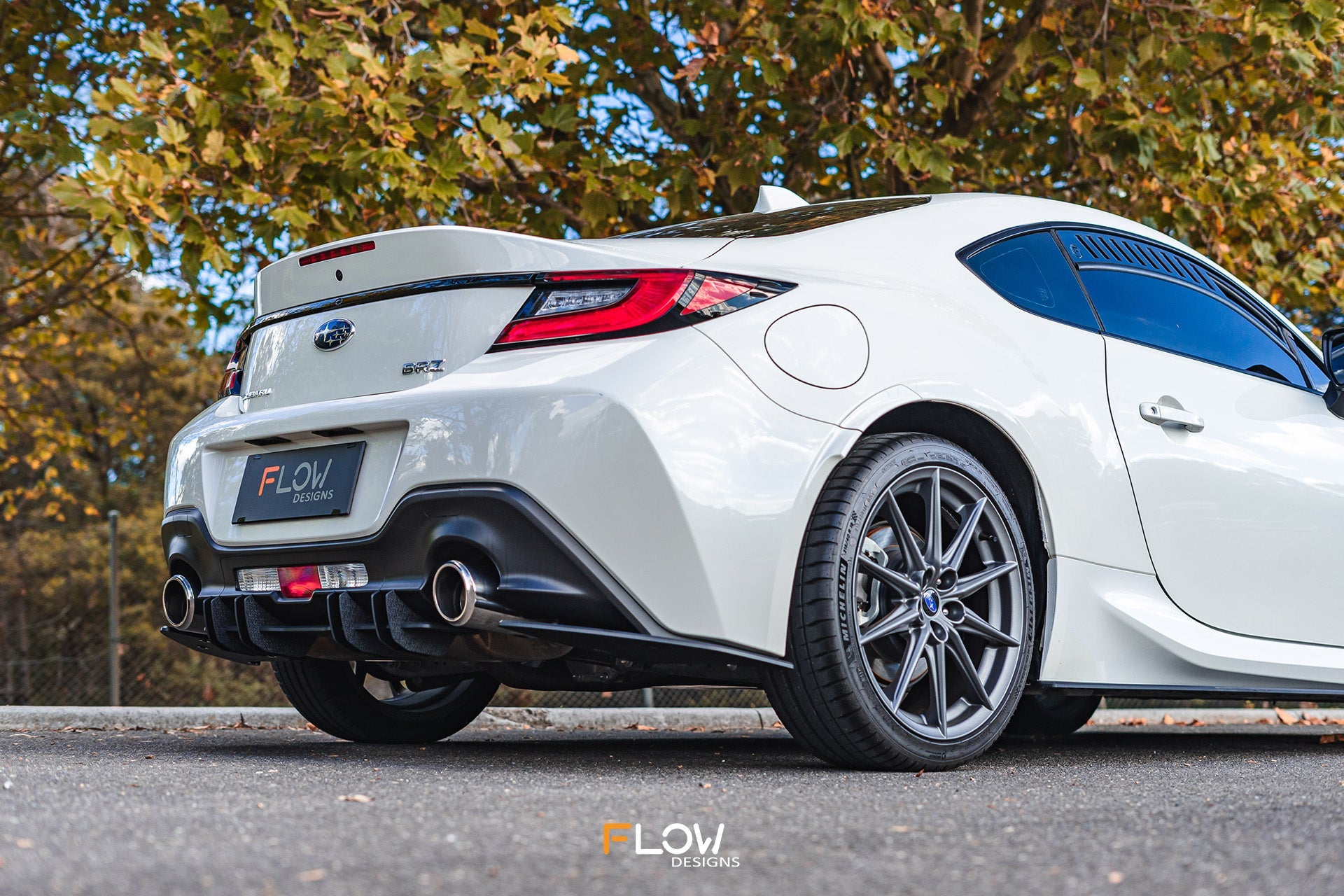 Flow Designs ZD8 BRZ Flow-Lock Rear Diffuser (GLOSS)